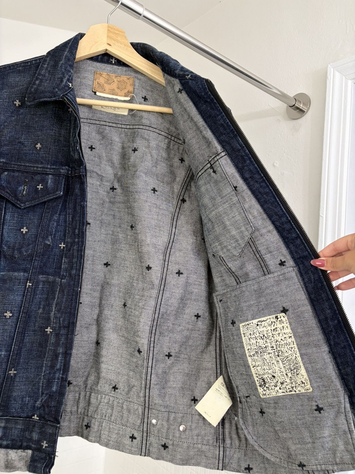 Other Rebirth to Tabura Rasa Zip-Up Denim Jacket Size US M / EU 48-50 / 2 - 7 Thumbnail