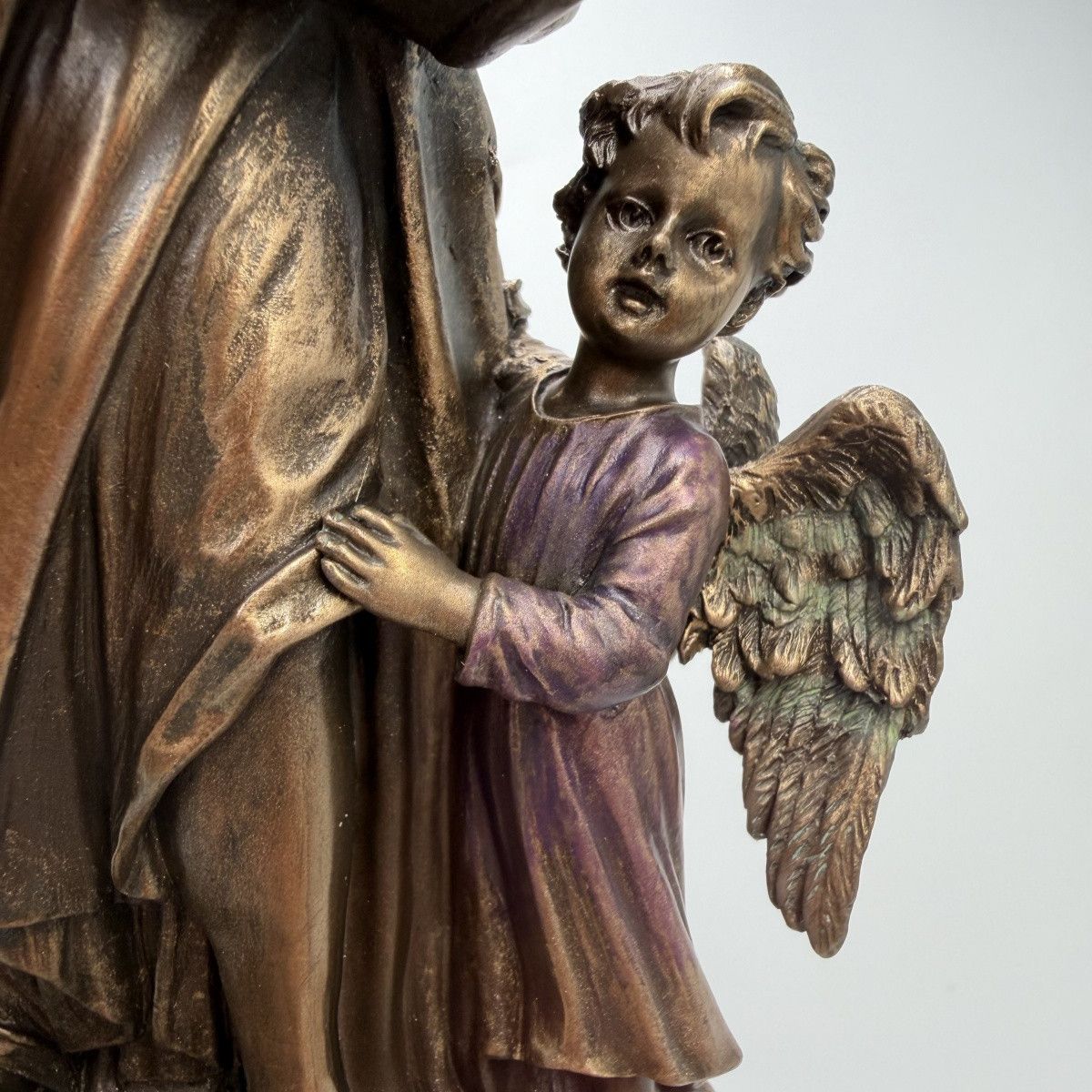 Other St Matthew Apostle Statue Figure Bronze Finish Religious Size ONE SIZE - 3 Thumbnail