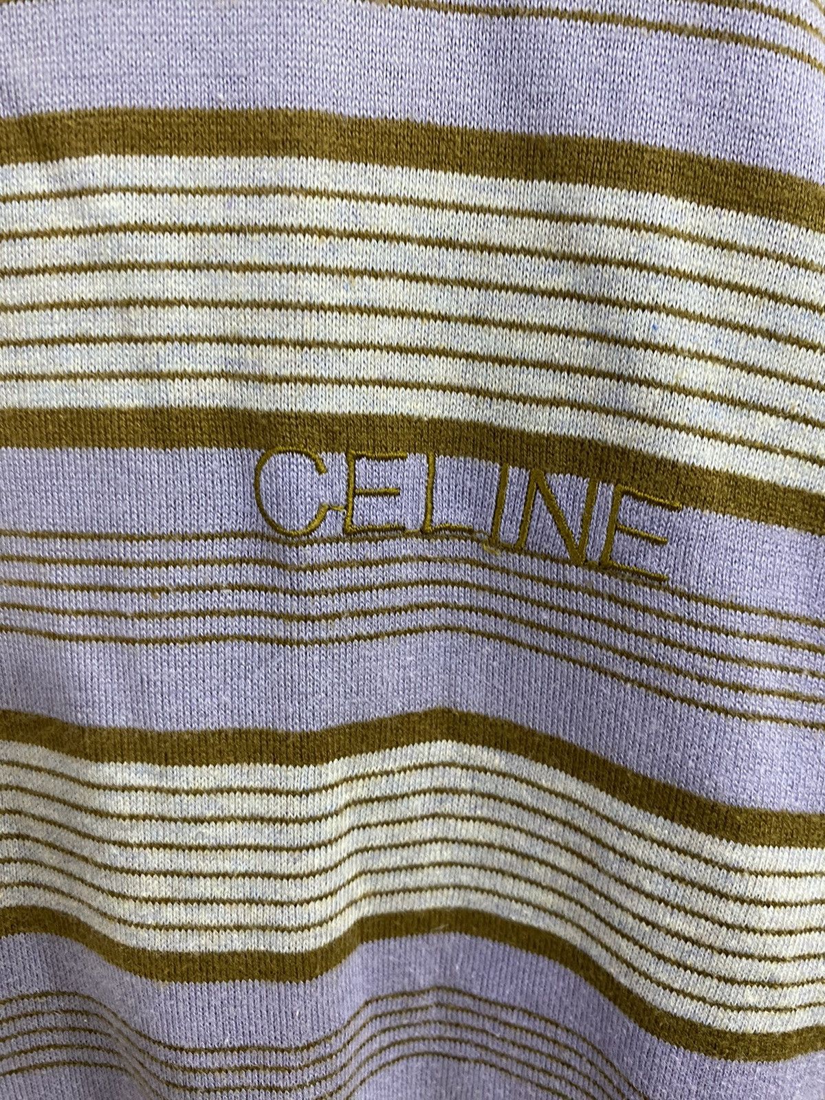 Celine Vintage Ceine Paris Stripes Longsleeve Size US M / EU 48-50 / 2 - 2 Thumbnail
