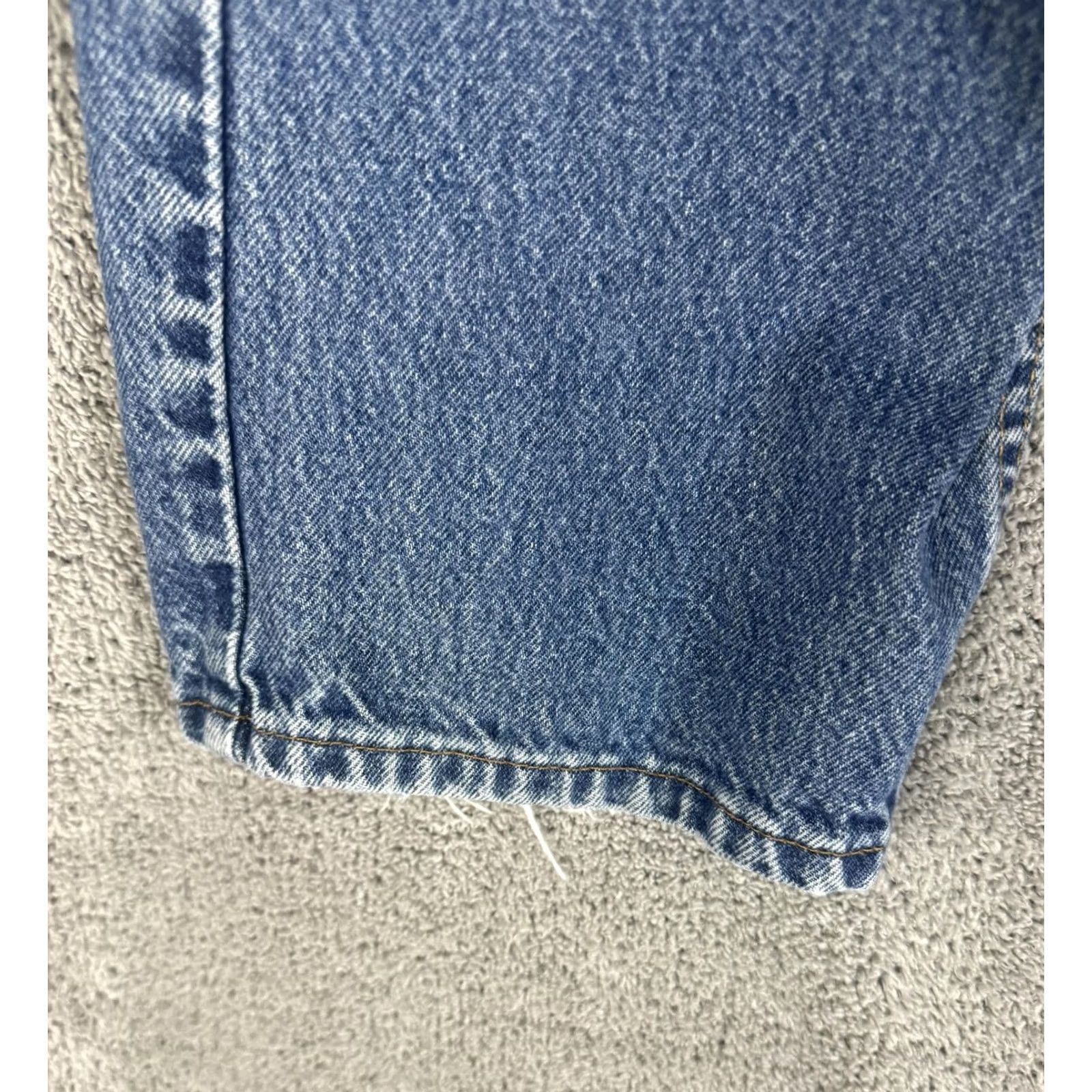 Levi's VINTAGE Levi's 505 Jeans Mens 40x30 Blue Denim Regular Fit Straight Leg USA 90s Mens Size US 40 / EU 56 - 7 Thumbnail