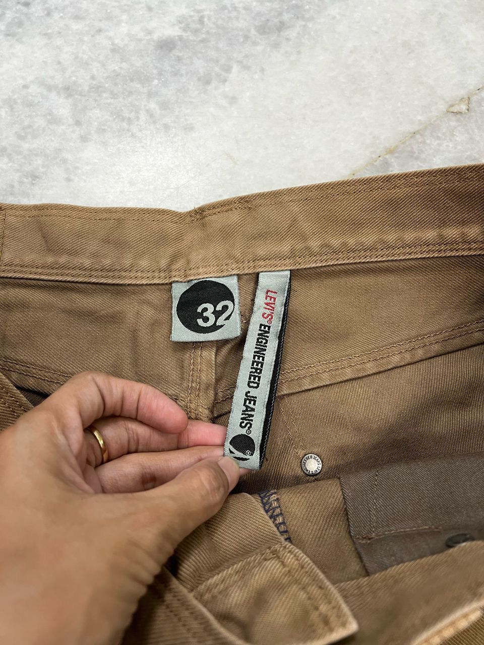 Levi's × Vintage Vintage Y2K Levis Engineered Denim Jeans Size US 32 / EU 48 - 5 Thumbnail