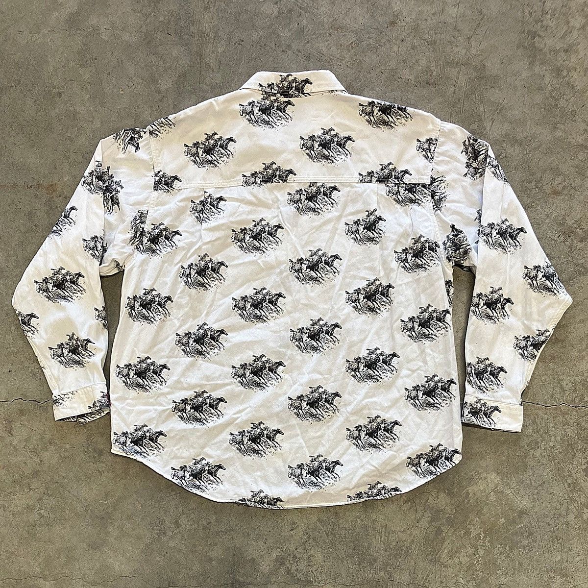 Vintage Vintage Western Shirt Size US L / EU 52-54 / 3 - 2 Thumbnail