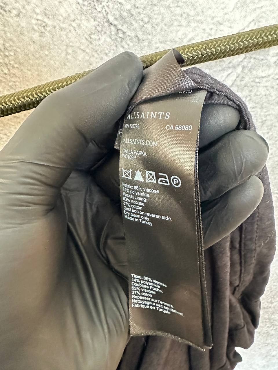 Allsaints Allsaints Calla Parka Avant-Garde Lightweight Black Jacket Size S / US 4 / IT 40 - 12 Thumbnail