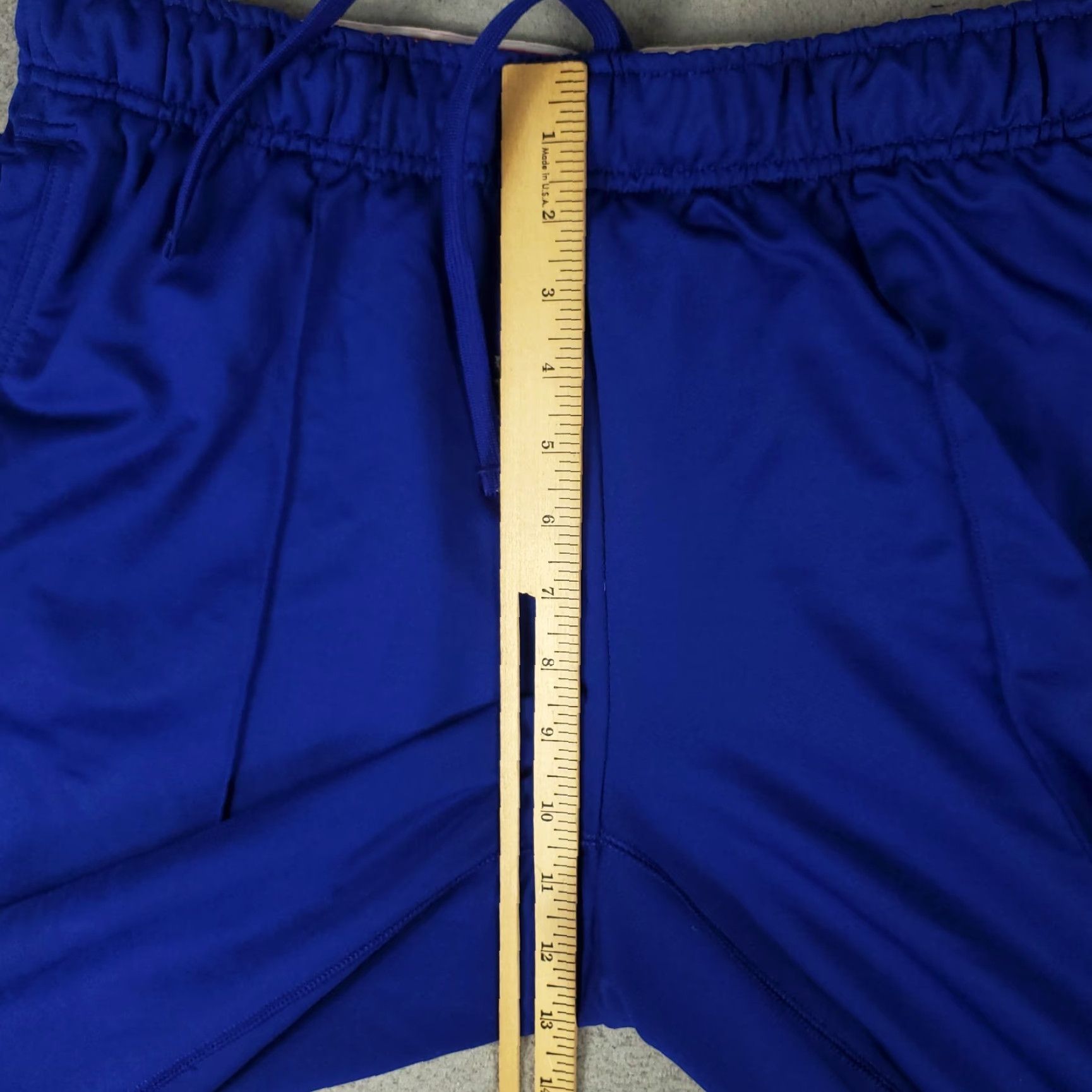 Nike Nike Pants Mens Large Blue Dri Fit Swoosh Running Track Sweatpants Jogger * Size US 33 - 4 Thumbnail
