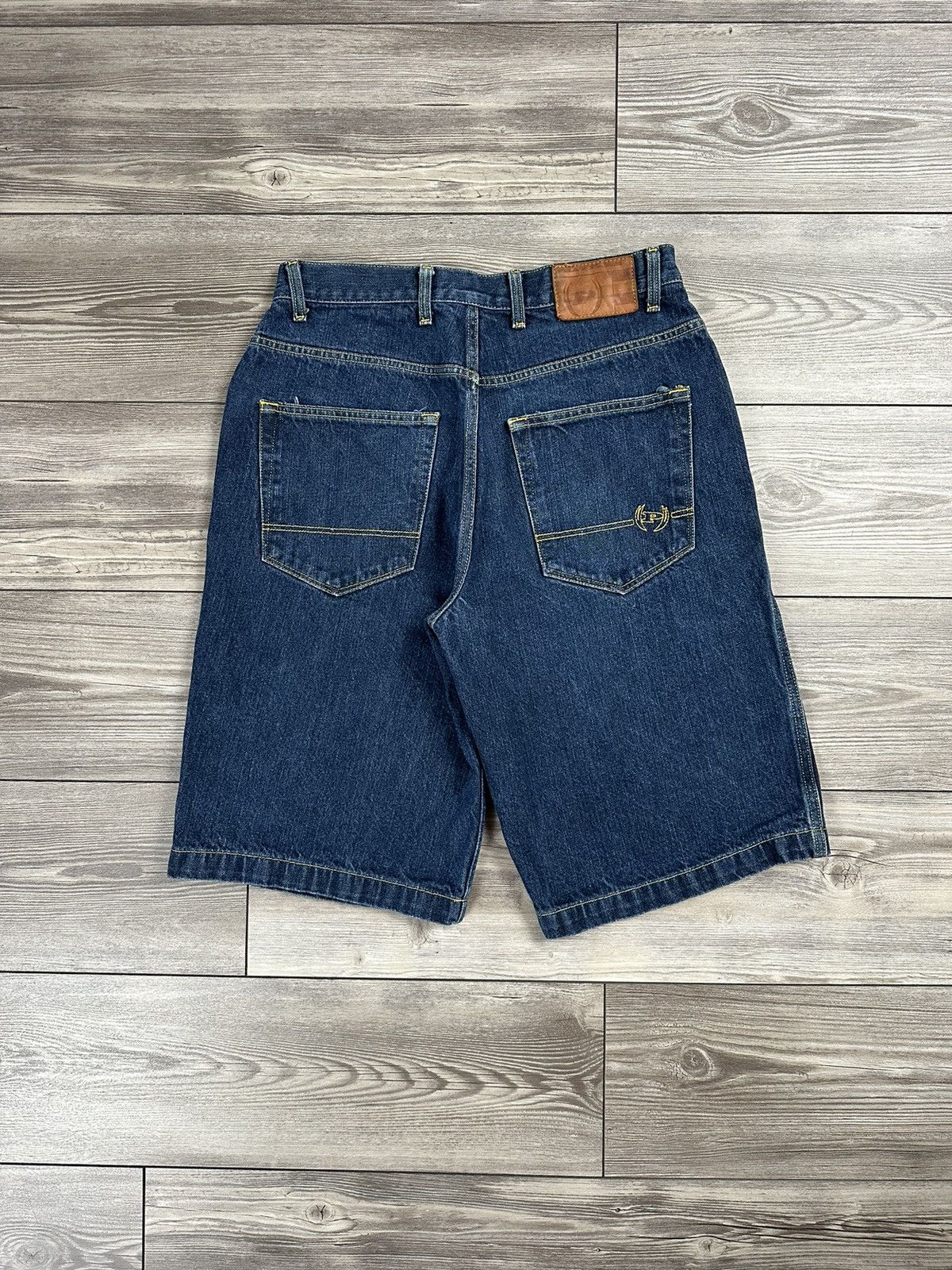 JNCO Vintage Y2K Phat Farm Baggy Denim Shorts Size US 32 / EU 48 - 2 Thumbnail