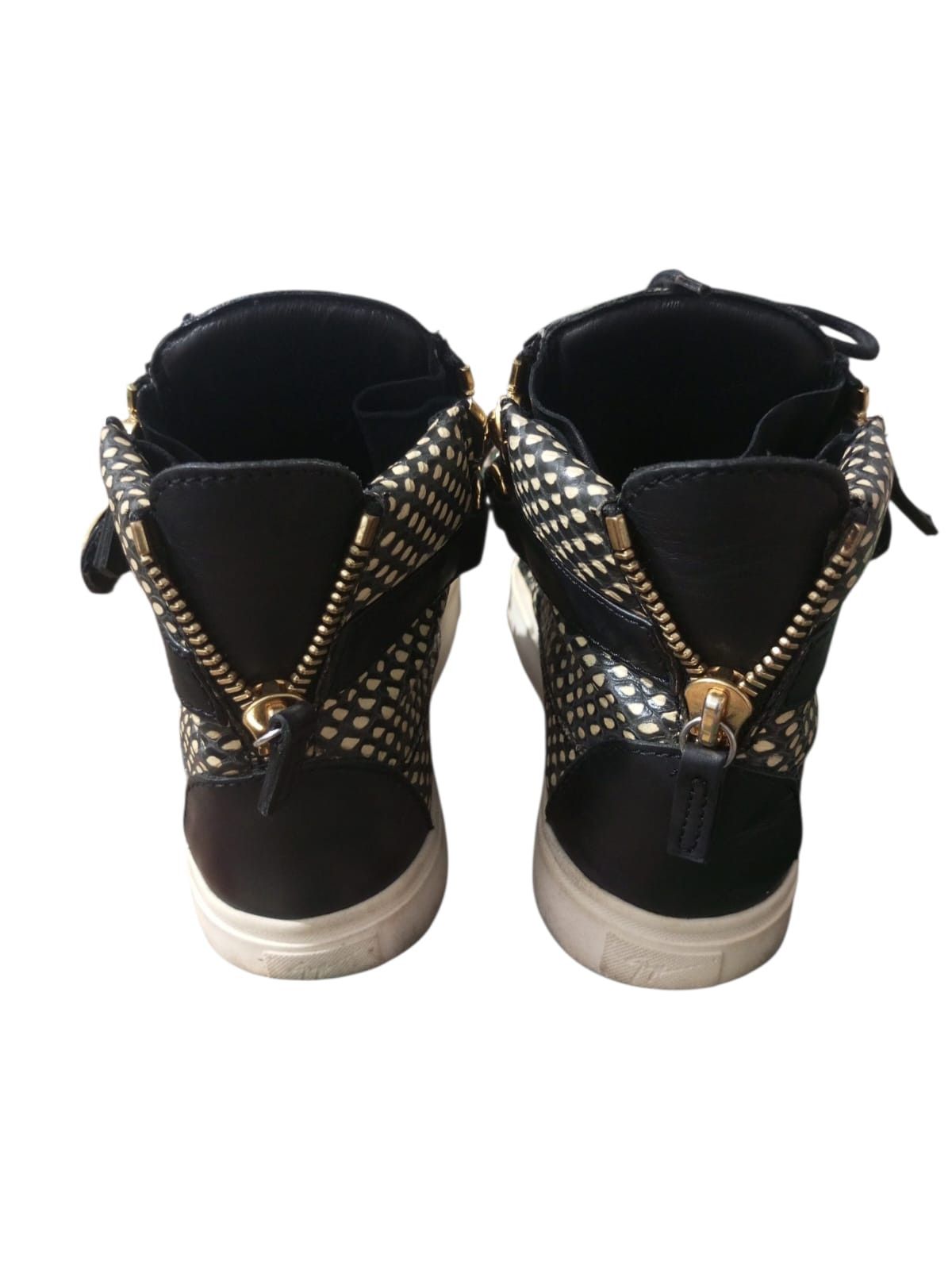 Giuseppe Zanotti Giuseppe zanotti snakes skin high top sneakers Size US 5 / IT 35 - 3 Thumbnail