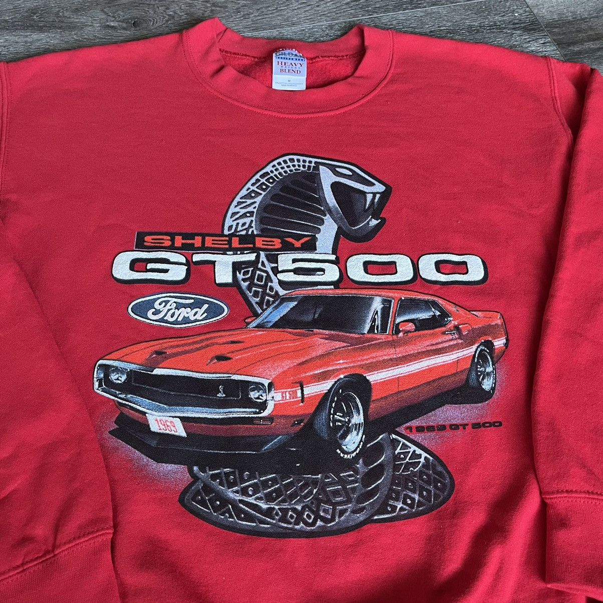 Ford × Vintage Vintage Ford Shelby GT 500 1969 Cobra Crewneck Sweatshirt Size US M / EU 48-50 / 2 - 2 Thumbnail