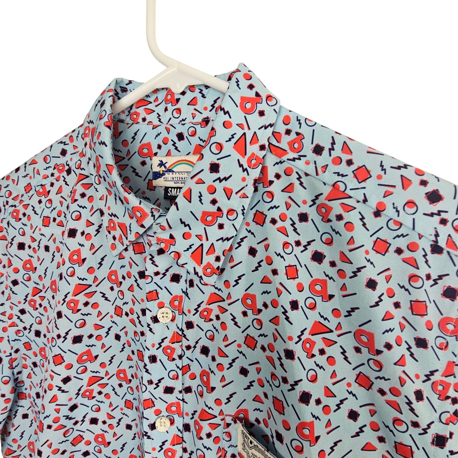 Paige PSI International Shirt Blue All Over Print Short Sleeve S Size US S / EU 44-46 / 1 - 6 Thumbnail
