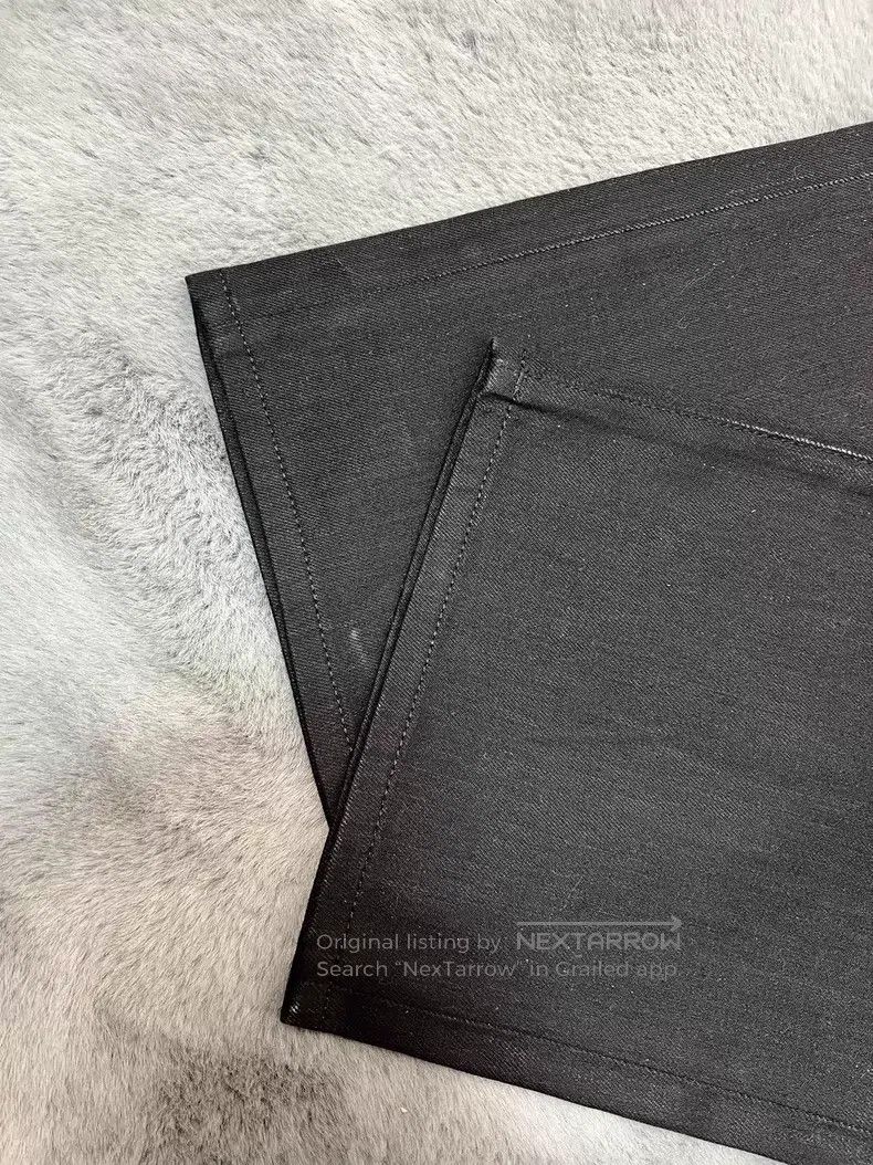 Saint Laurent Paris Saint Laurent Paris Black Straight Wide Leg Jeans Size US 29 - 8 Thumbnail