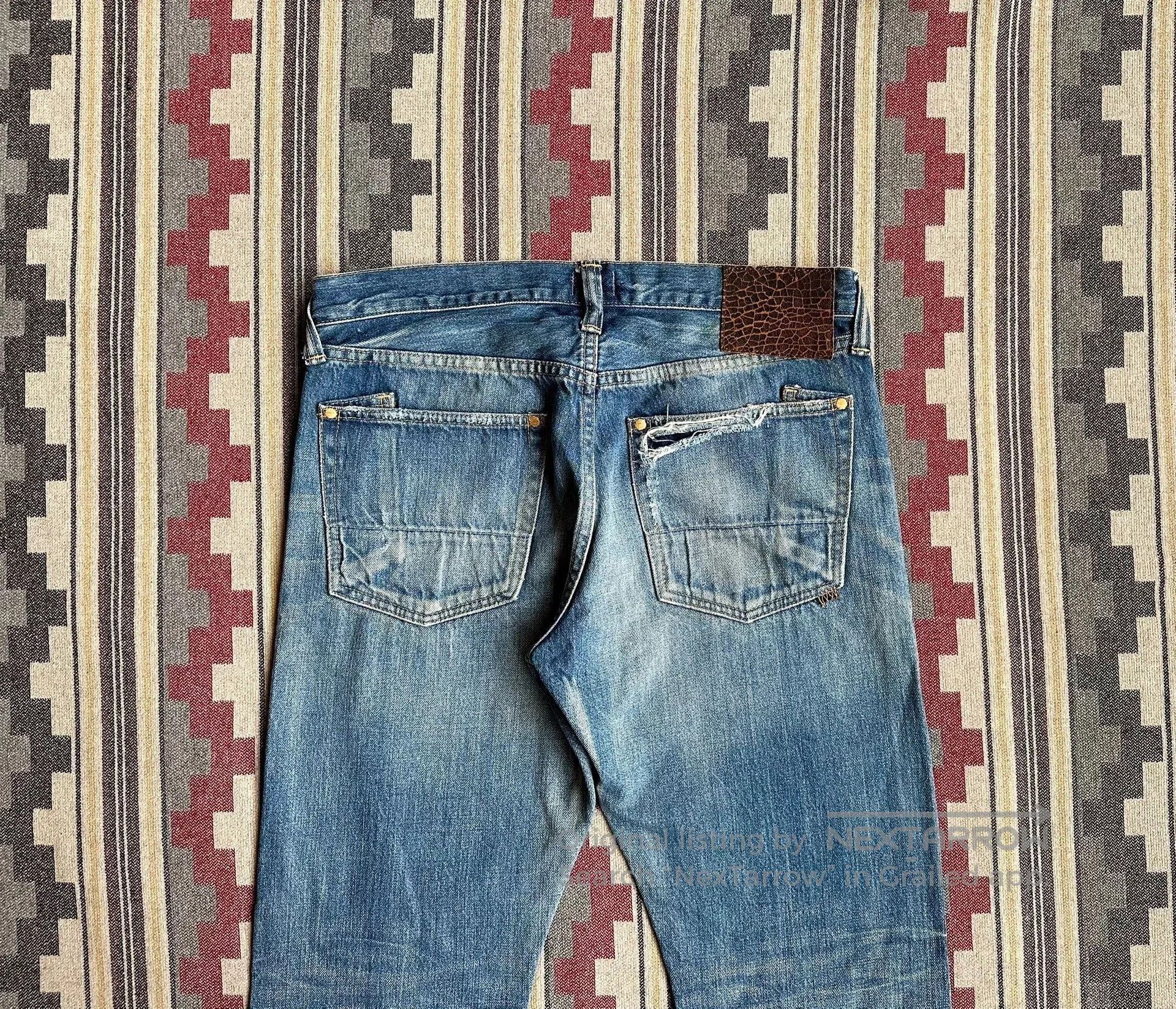 Prps Prps Noir Heavily Washed Distressed Jeans. Size US 32 / EU 48 - 6 Thumbnail