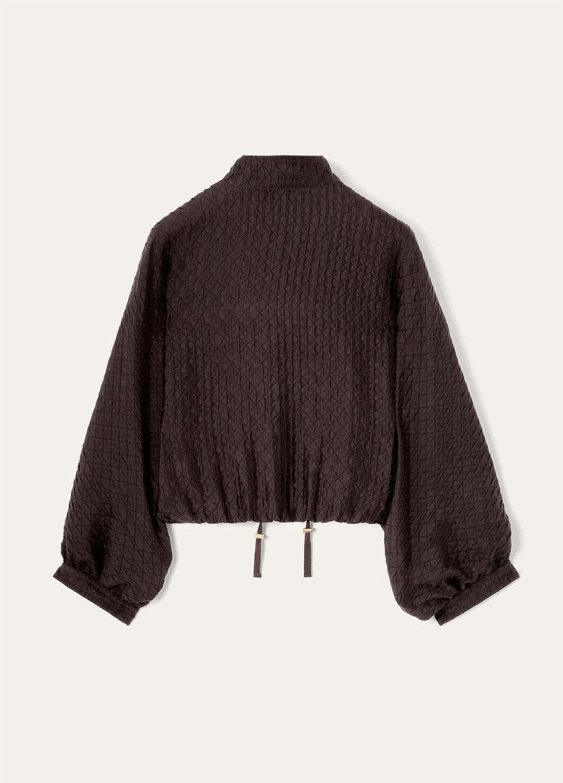 Loro Piana o1srvl11e0526 FAP1822 Benedetta Jacket in Dark Brown Size XS / US 0-2 / IT 36-38 - 6 Thumbnail
