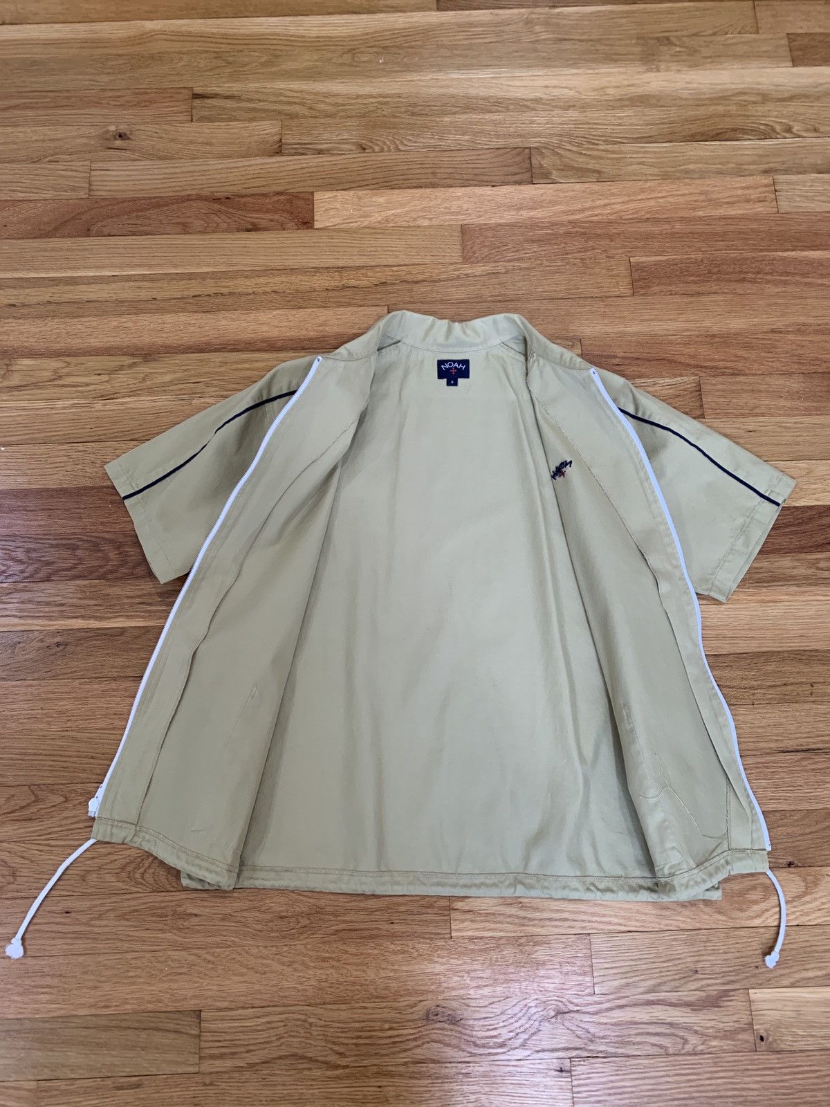 Noah NOAH - Zip Up Shooting Shirt Beige - Small Size US S / EU 44-46 / 1 - 6 Thumbnail