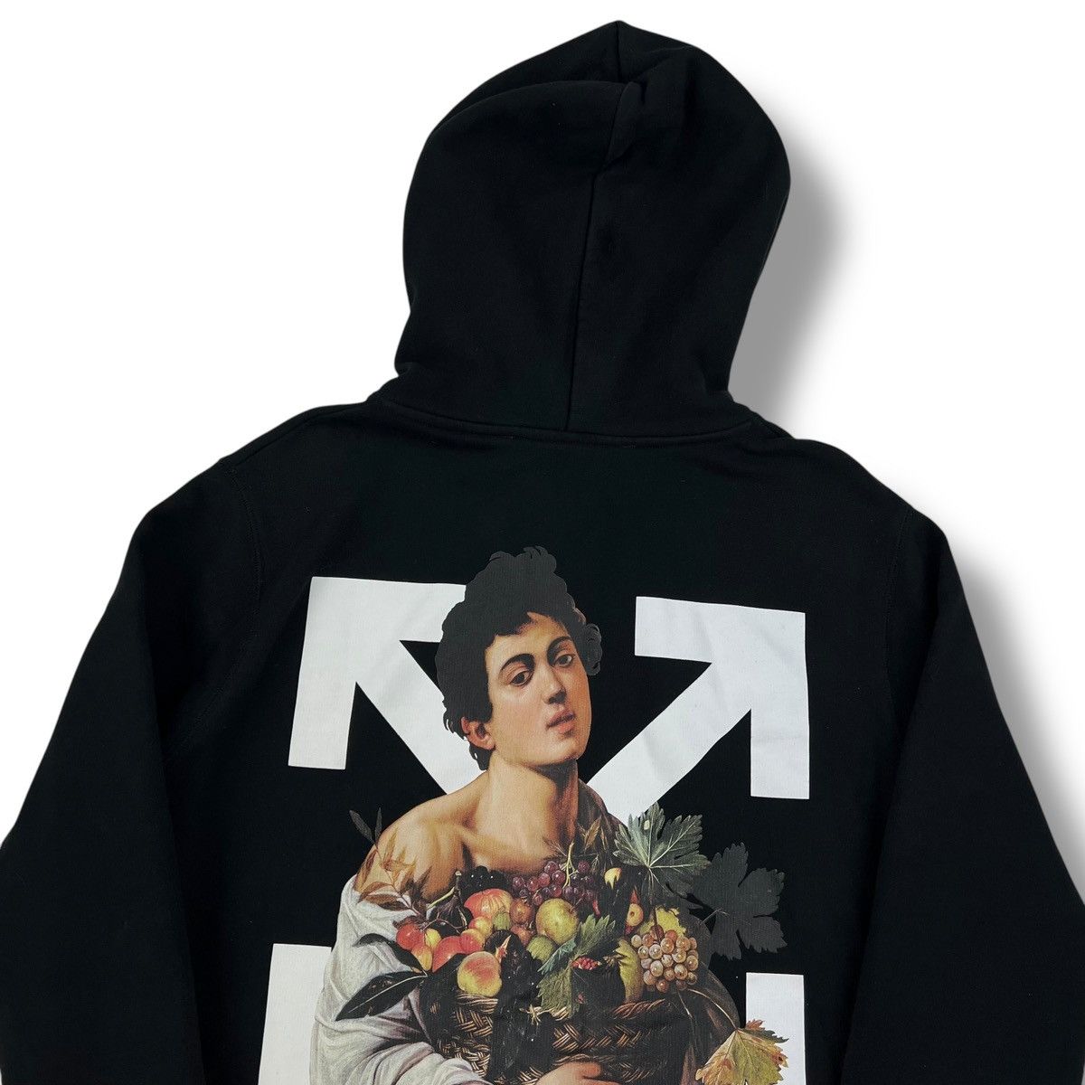 Off-White Off-White Caravaggio Boy Black Hoodie Size US S / EU 44-46 / 1 - 3 Thumbnail