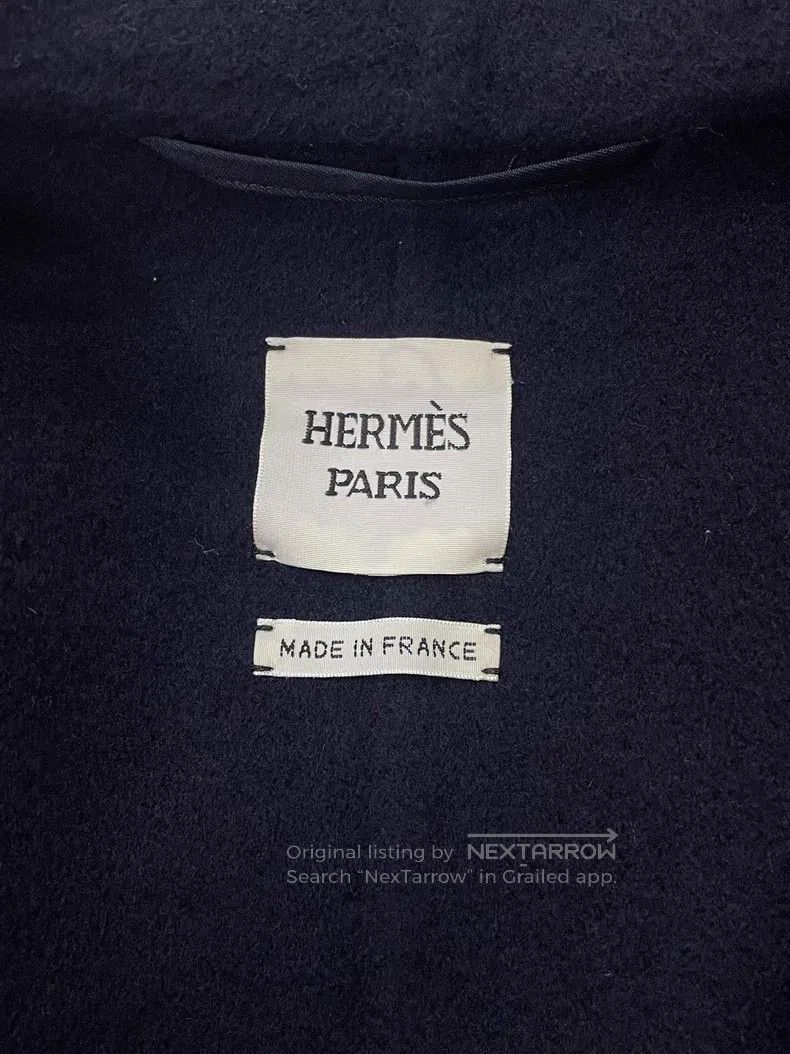 Hermes Hermes Contrast color lapel double-sided cashmere coat Size XS / US 0-2 / IT 36-38 - 3 Thumbnail
