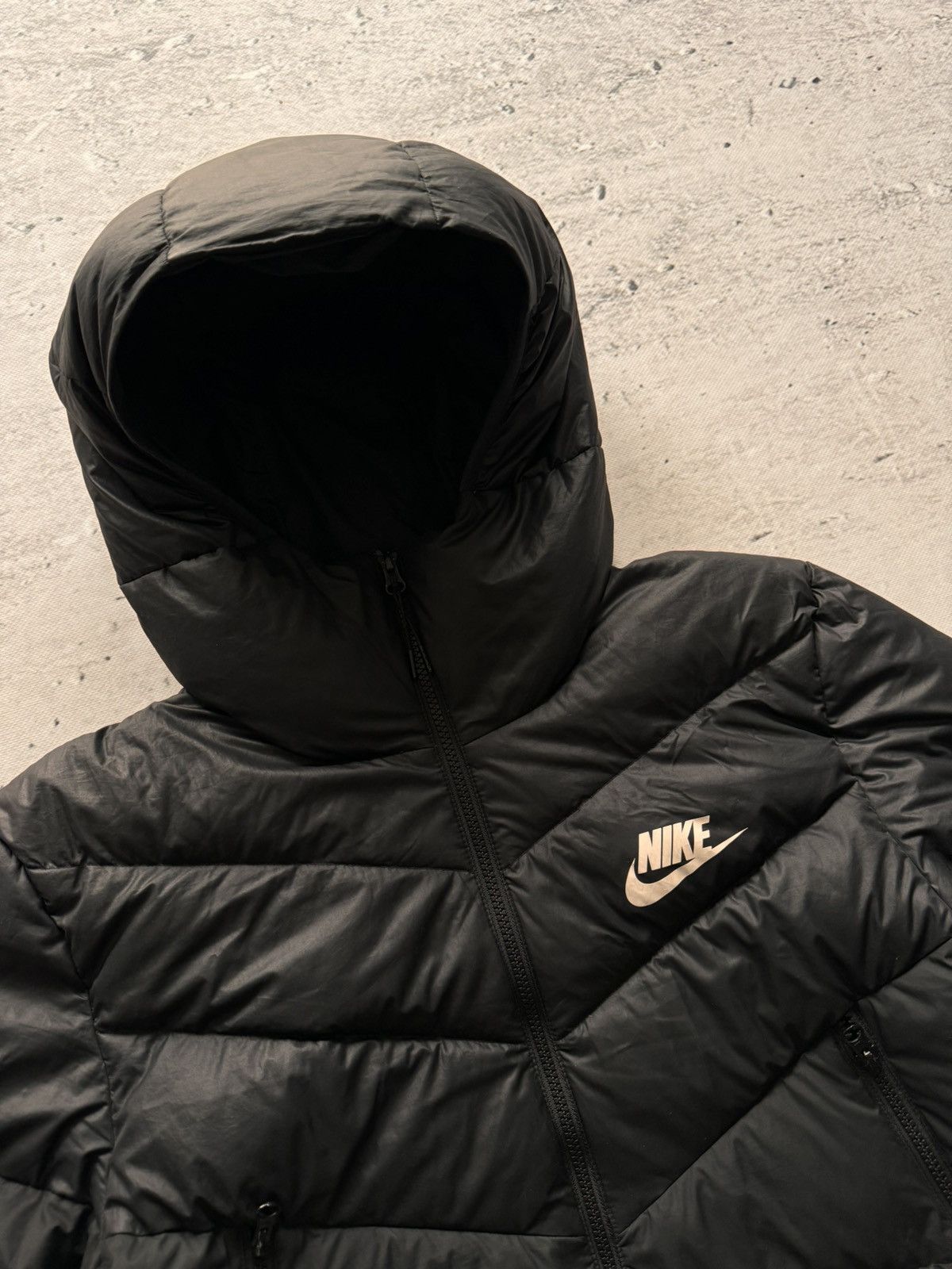 Nike × Nike ACG NIKE PUFFER DOWN BASIC LOGO OVERSIZE NYLON JACKET Size US L / EU 52-54 / 3 - 3 Thumbnail