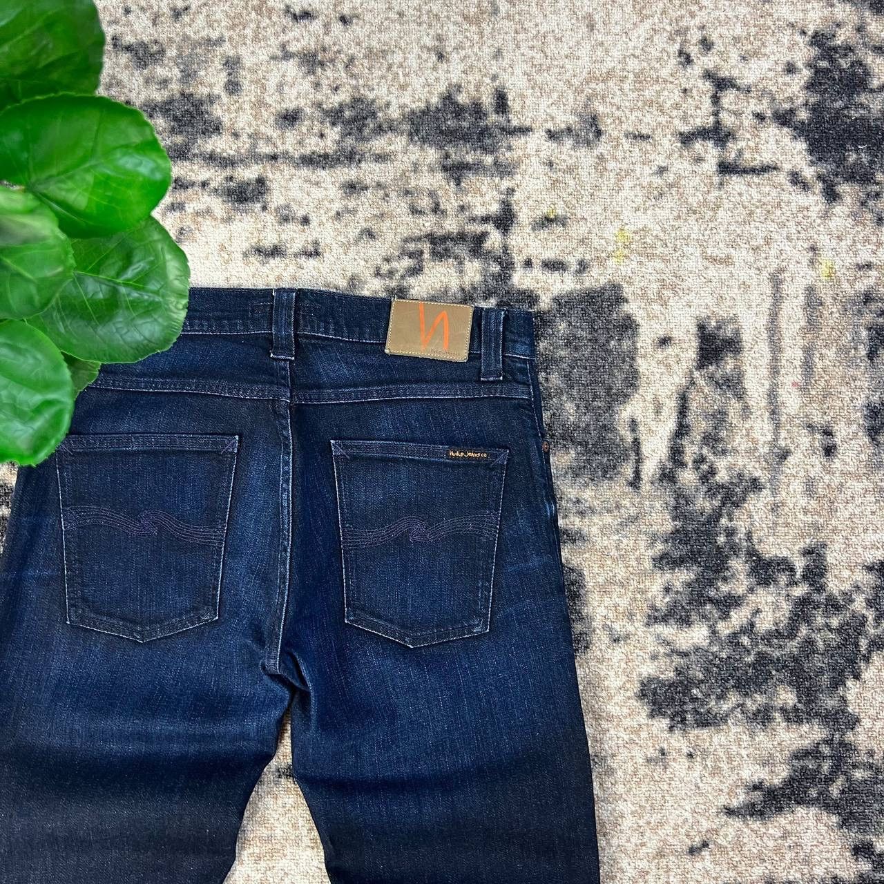 Nudie Jeans Nudie Jeans Japanese Y2K Dark Blue Denim Jeans Size US 33 - 3 Thumbnail