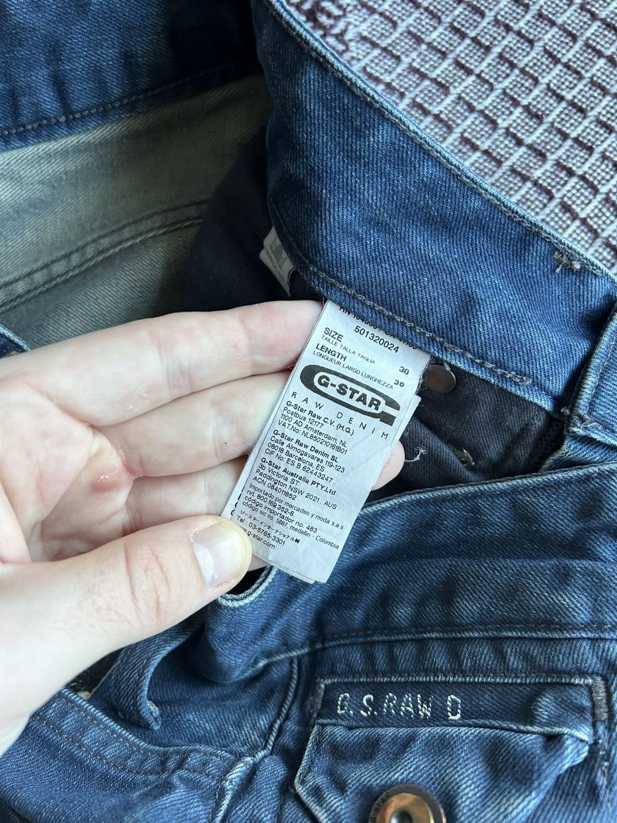 G-Star × Jean G-star Raw Denim Jeans Washed Mens Size 30x30 Size US 30 / EU 46 - 10 Thumbnail