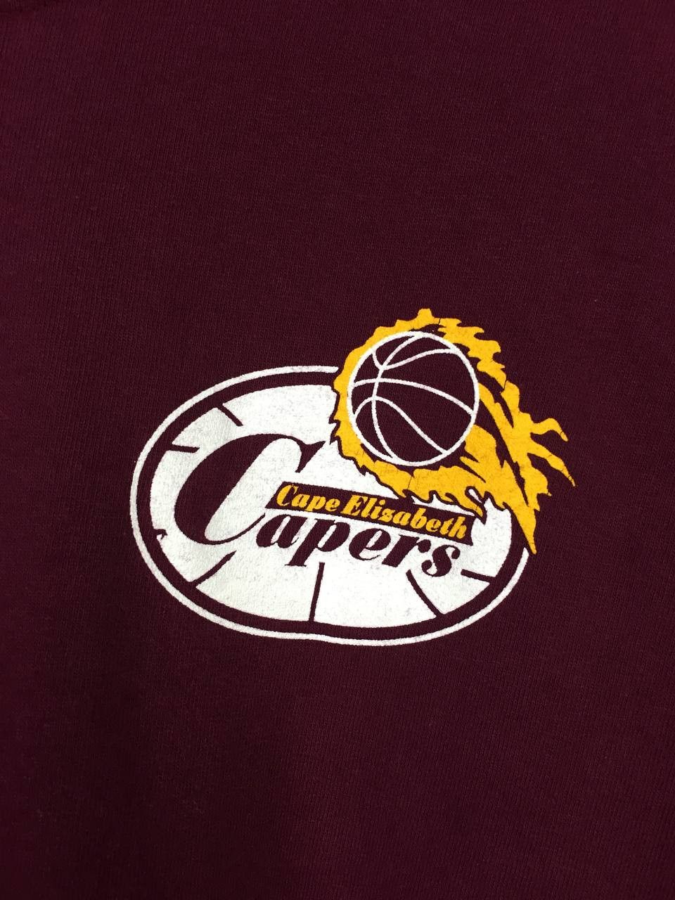 Vintage Cape Elizabeth Capers Basketball Team Longsleeve Tee Size US XL / EU 56 / 4 - 4 Thumbnail