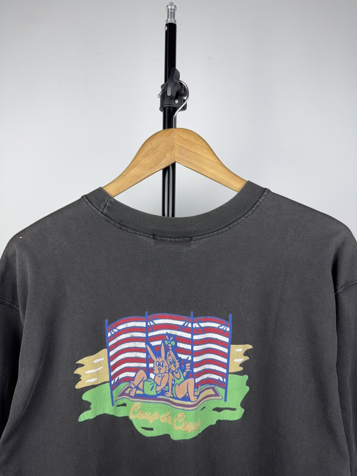 Vintage Coup de Coeur Art Graphic Tee 90s Vintage Cartoon Print Size US L / EU 52-54 / 3 - 9 Thumbnail
