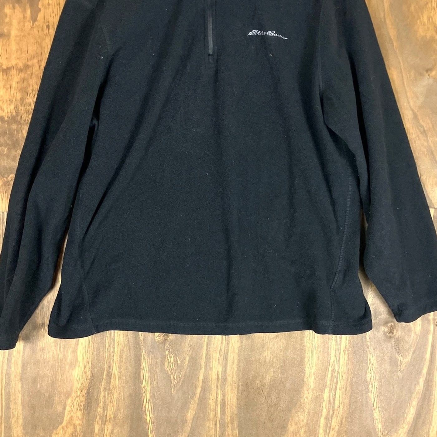 Eddie Bauer Eddie Bauer Mens Sweatshirt Black Fleece 1/4 Zip Outdoor Long Sleeve Large Size US L / EU 52-54 / 3 - 3 Thumbnail