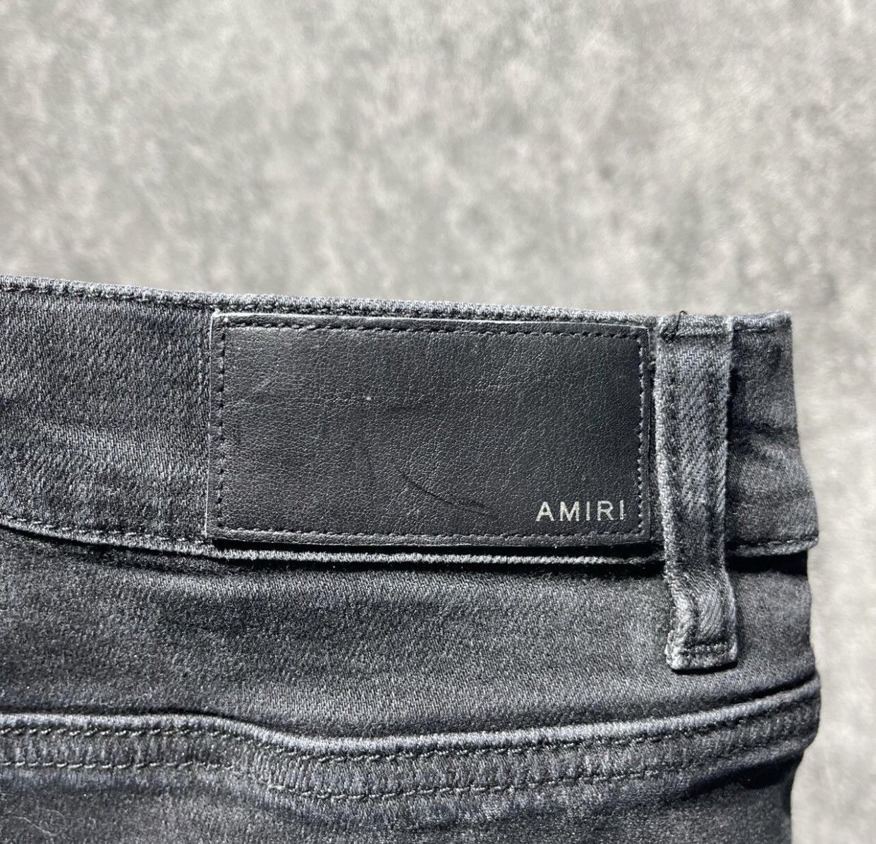 Amiri Amiri black cashew flower patchwork denim pants 2412- Size US 34 / EU 50 - 4 Thumbnail