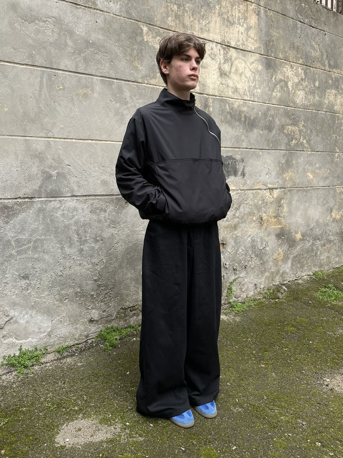 image of Designer Over Wide Pants in Black, Men's (Size 30)