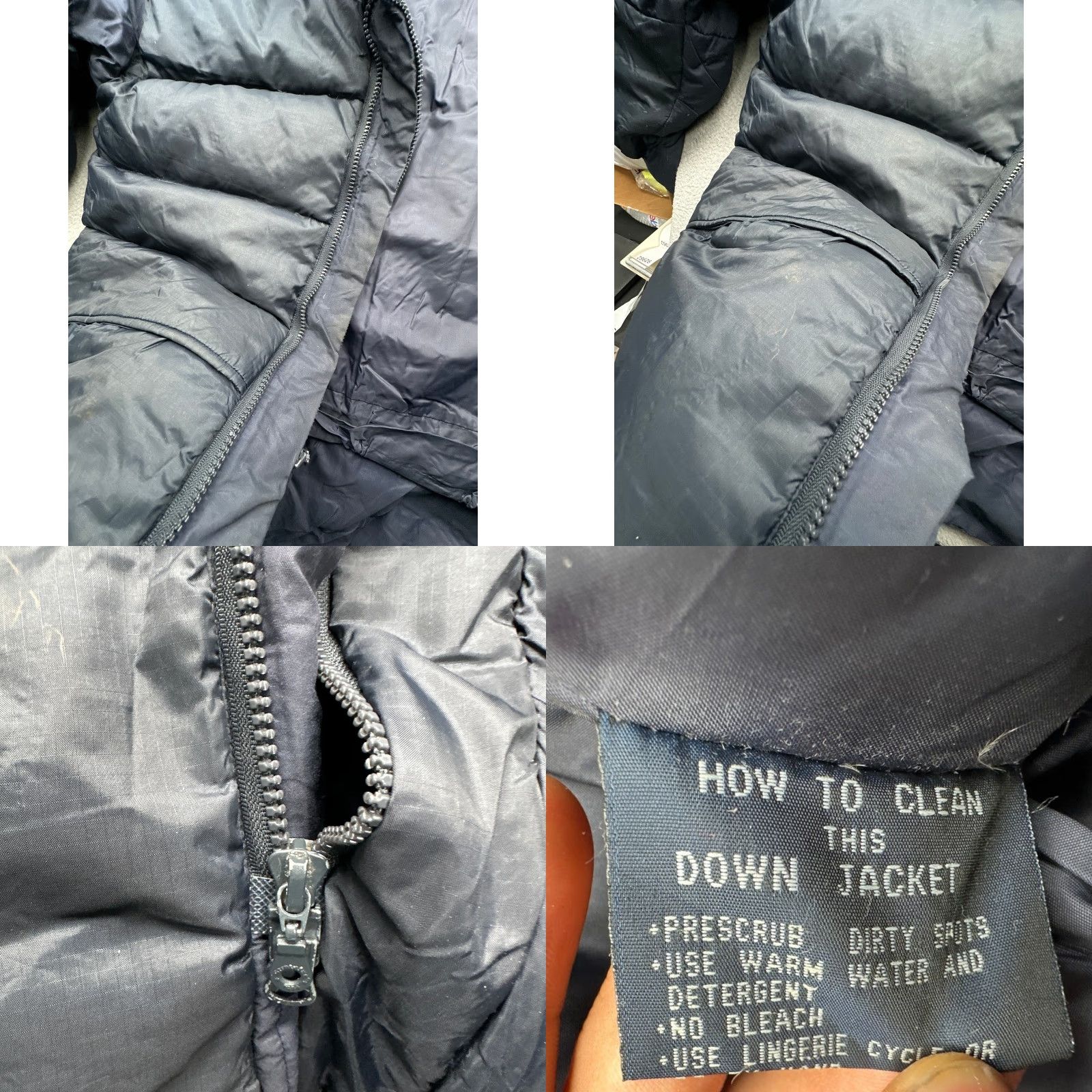 Vintage VINTAGE Stratojac Goose Down Puffer Parka Jacket XL Navy Quilted Pockets Zip Mens Size US XL / EU 56 / 4 - 9 Thumbnail