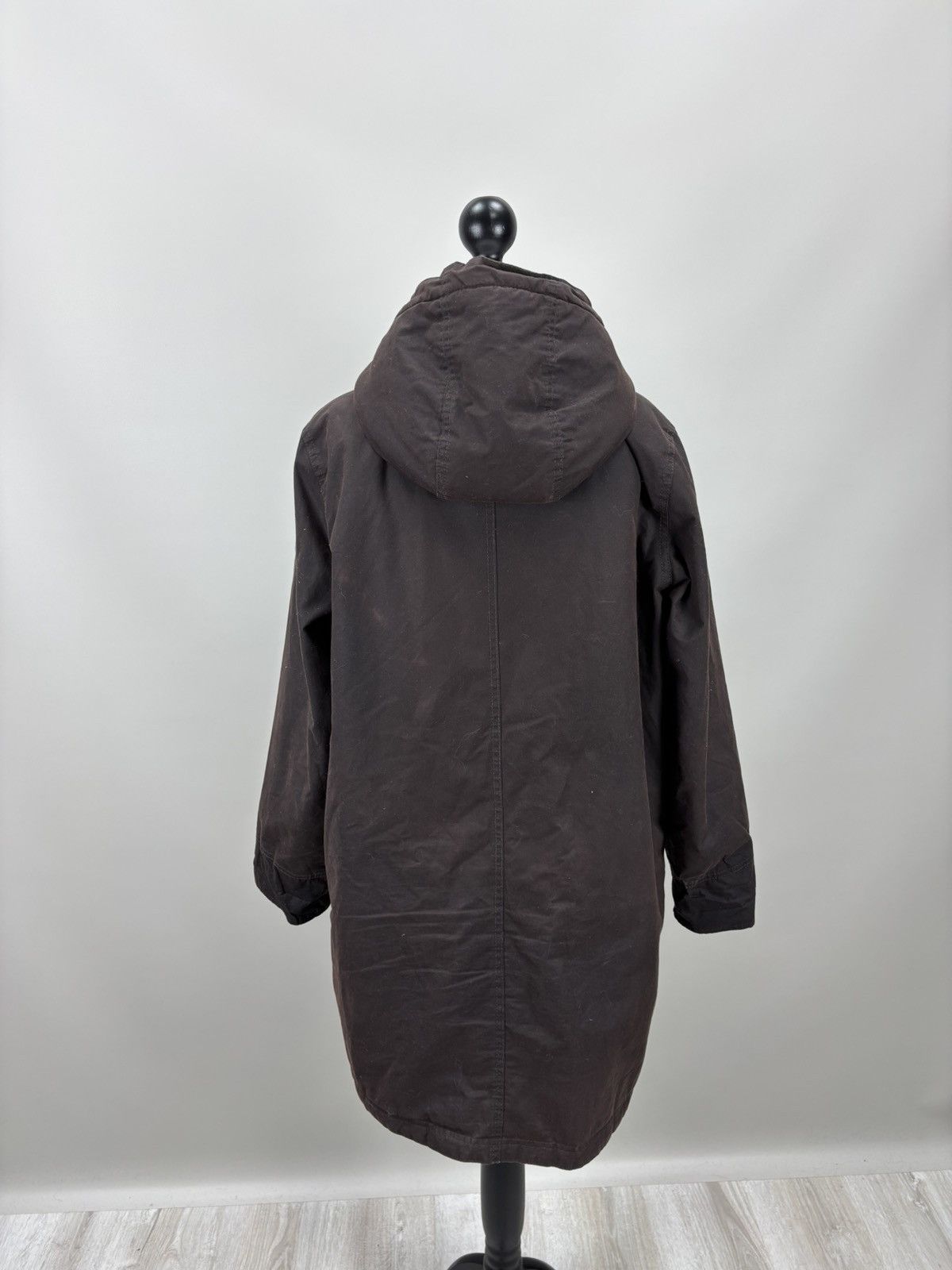 Barbour Womens waxed jacket Barbour Bethwin Size 42 Color Brown Size XL / US 12-14 / IT 48-50 - 7 Thumbnail
