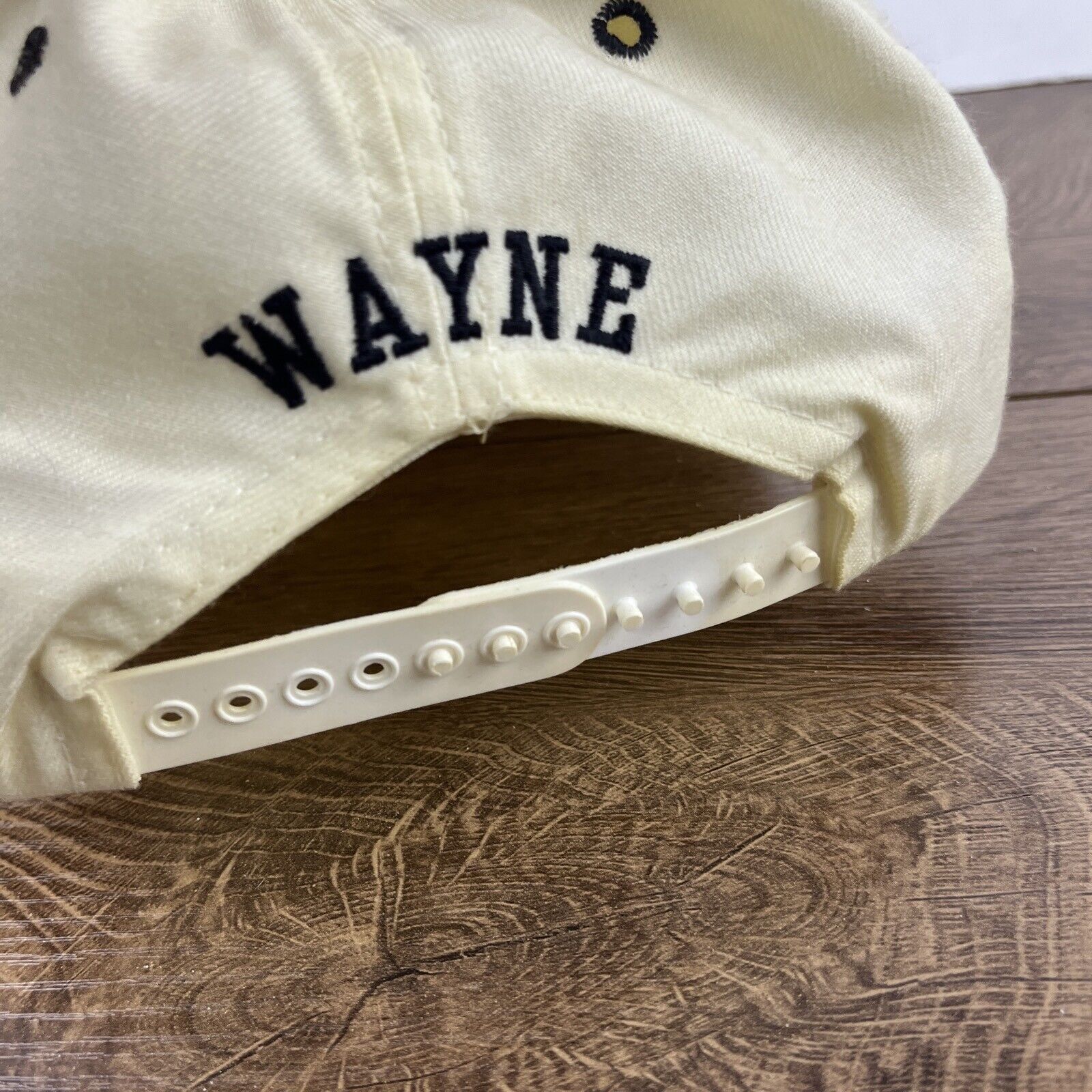 Other Wayne High School Hat Snapback White Adjustable Hat Adult Si Size ONE SIZE - 9 Thumbnail