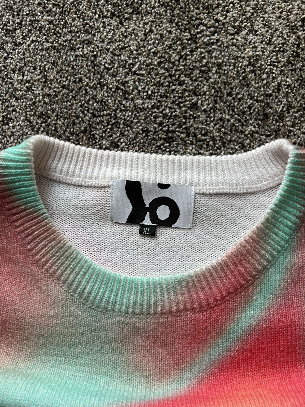 Bad Son Badson "SPCTRM" Knit Pullover Sweater Size US XL / EU 56 / 4 - 7 Thumbnail
