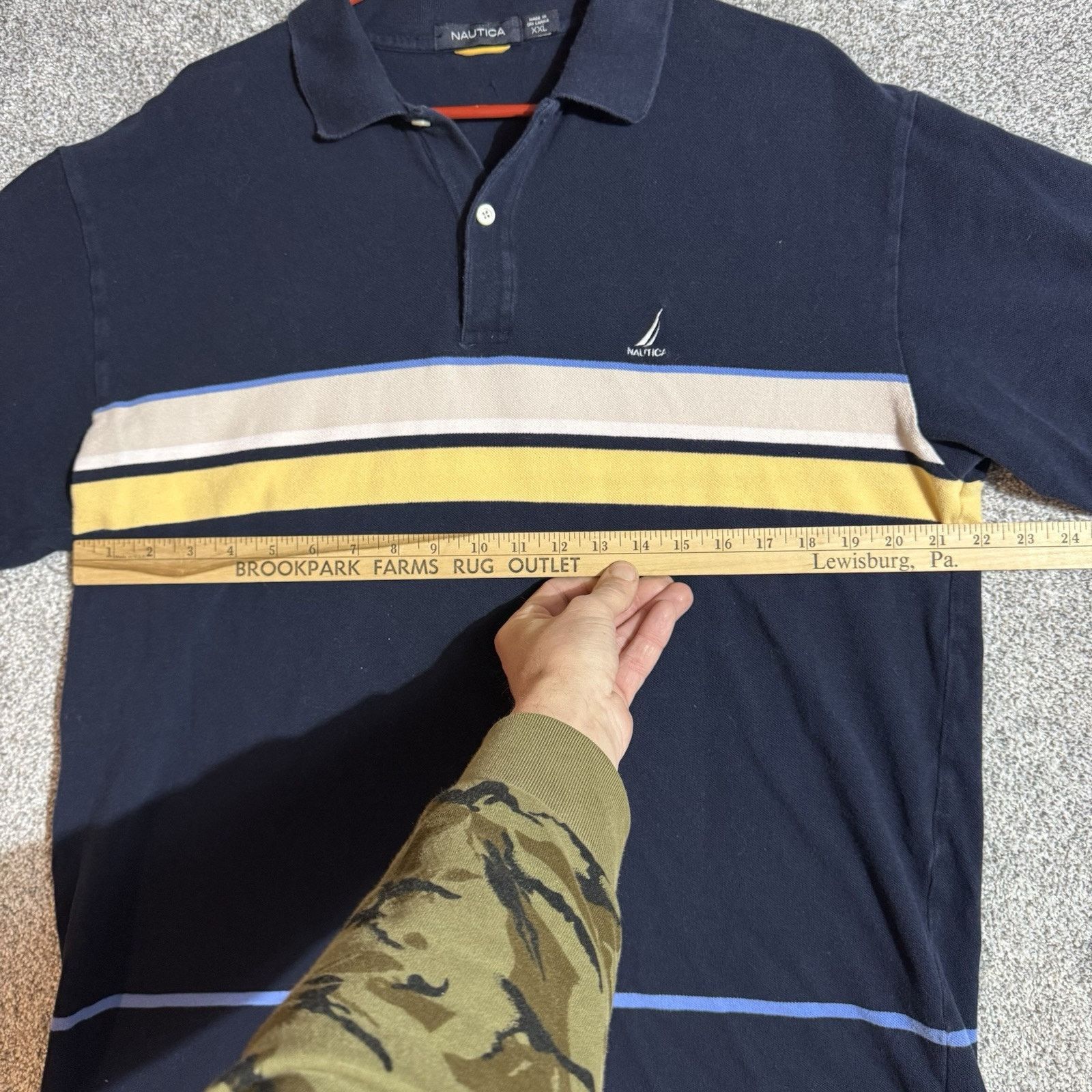 Nautica Nautica Polo Shirt Mens XXL Preppy Streetwear Retro Nautical Size US XXL / EU 58 / 5 - 3 Thumbnail