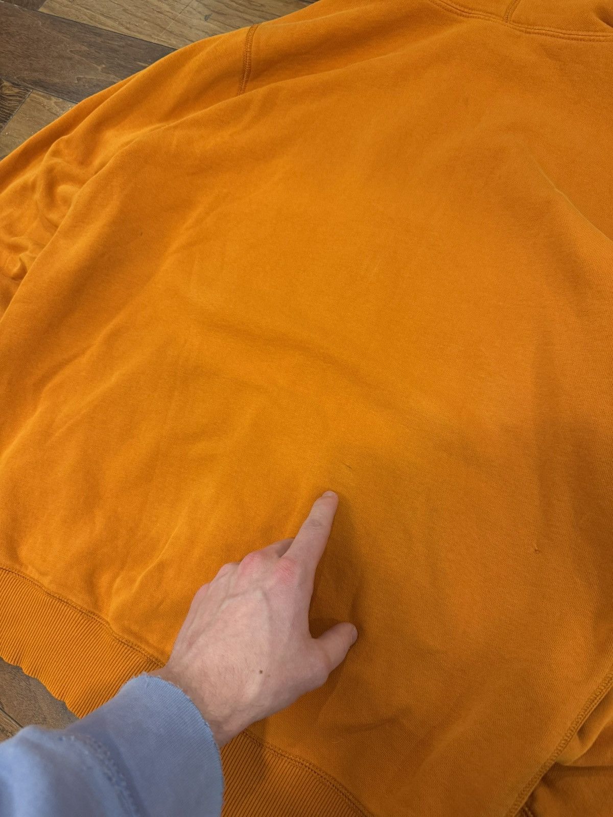 Nike Y2K Nike Essential Orange Full Zip Vintage Hoodie Size US L / EU 52-54 / 3 - 7 Thumbnail