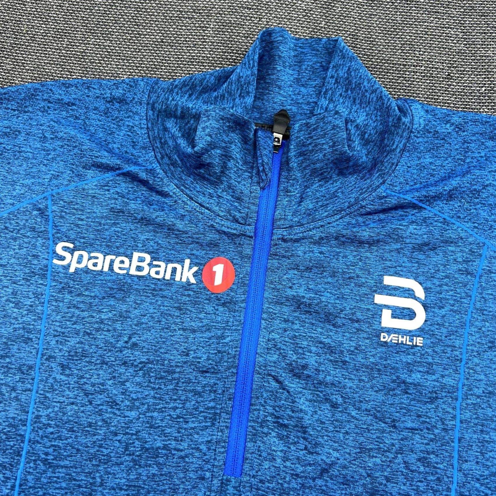 Layer 8 Bjorn Daehlie Mens Ski Top 1/4 Zip Base Layer Shirt Blue Sparebank XC M Softshell Thermal Quick Dry Athletic Shirt Mens Size US M / EU 48-50 / 2 - 3 Thumbnail