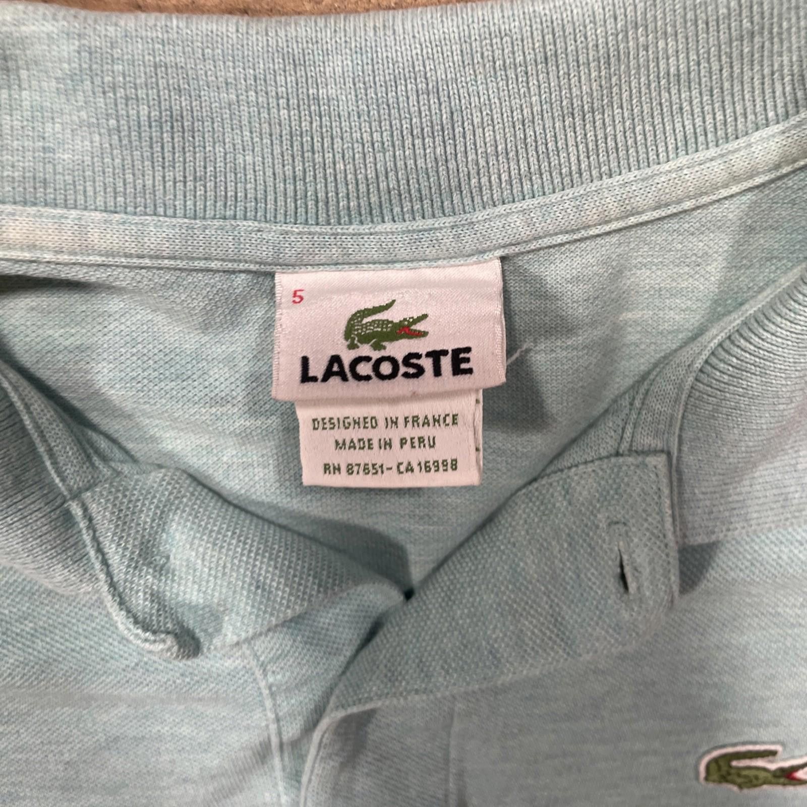 Lacoste Lacoste Polo Shirt Mens L Blue Tennis Sports Golf Rugby Size US XL / EU 56 / 4 - 9 Thumbnail