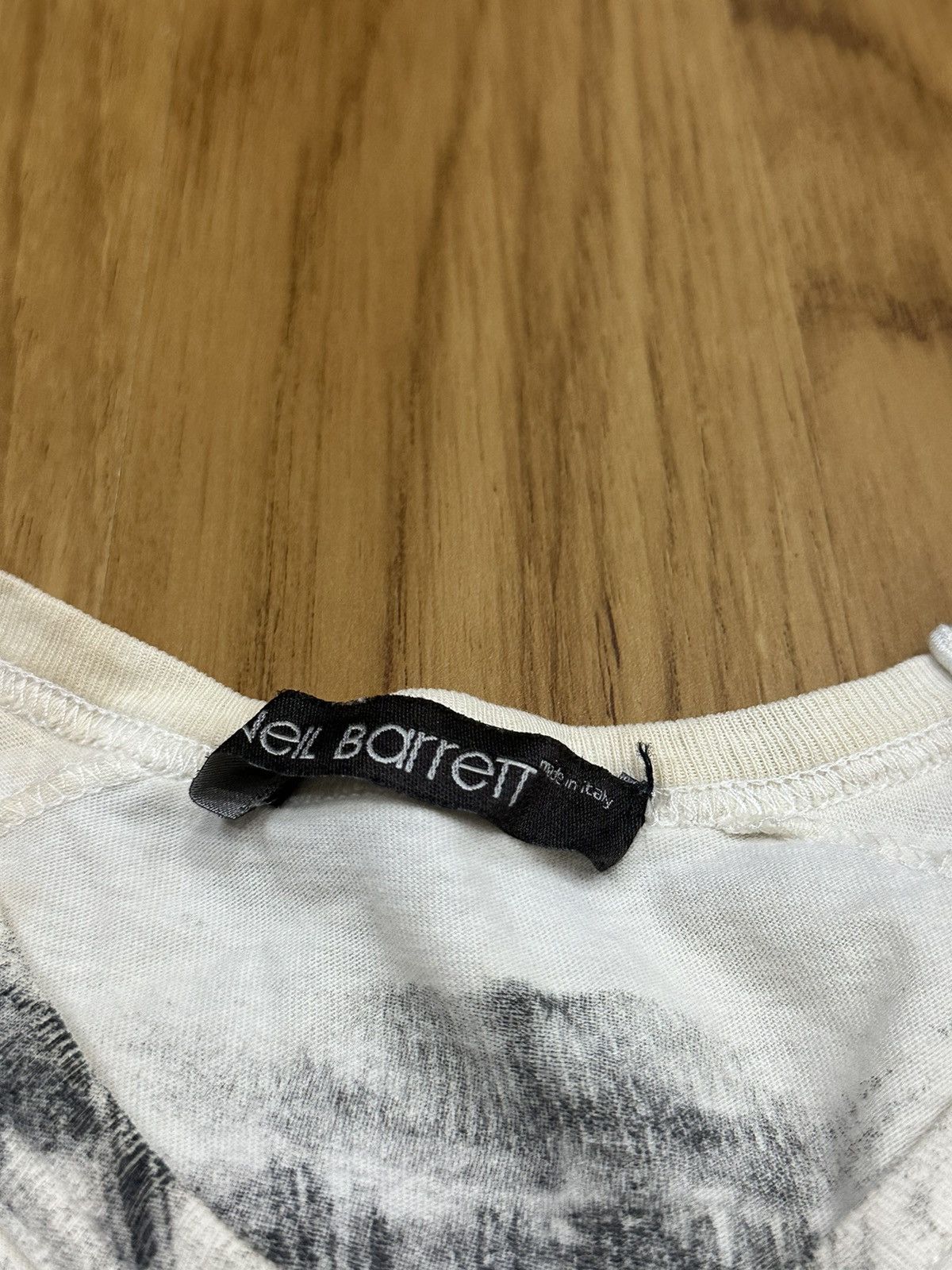 Neil Barrett Neil Barrett Over Dyed Full Printed Cotton Tee (SAMPLE) Size US M / EU 48-50 / 2 - 10 Thumbnail