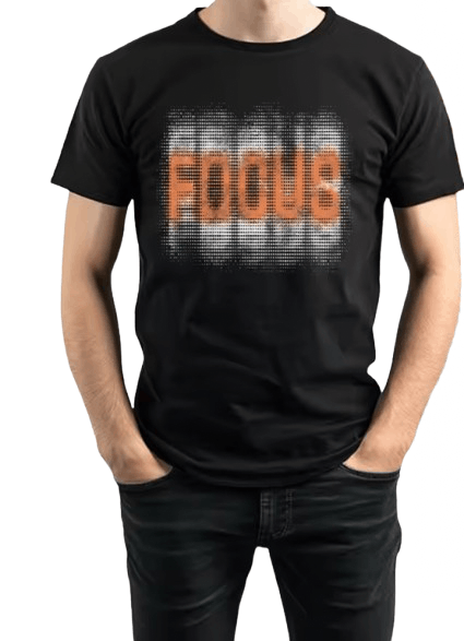 Japanese Brand Streetwear Goth Blur Focus Font Black T-Shirt Punk Tees Size US M / EU 48-50 / 2 - 1 Thumbnail