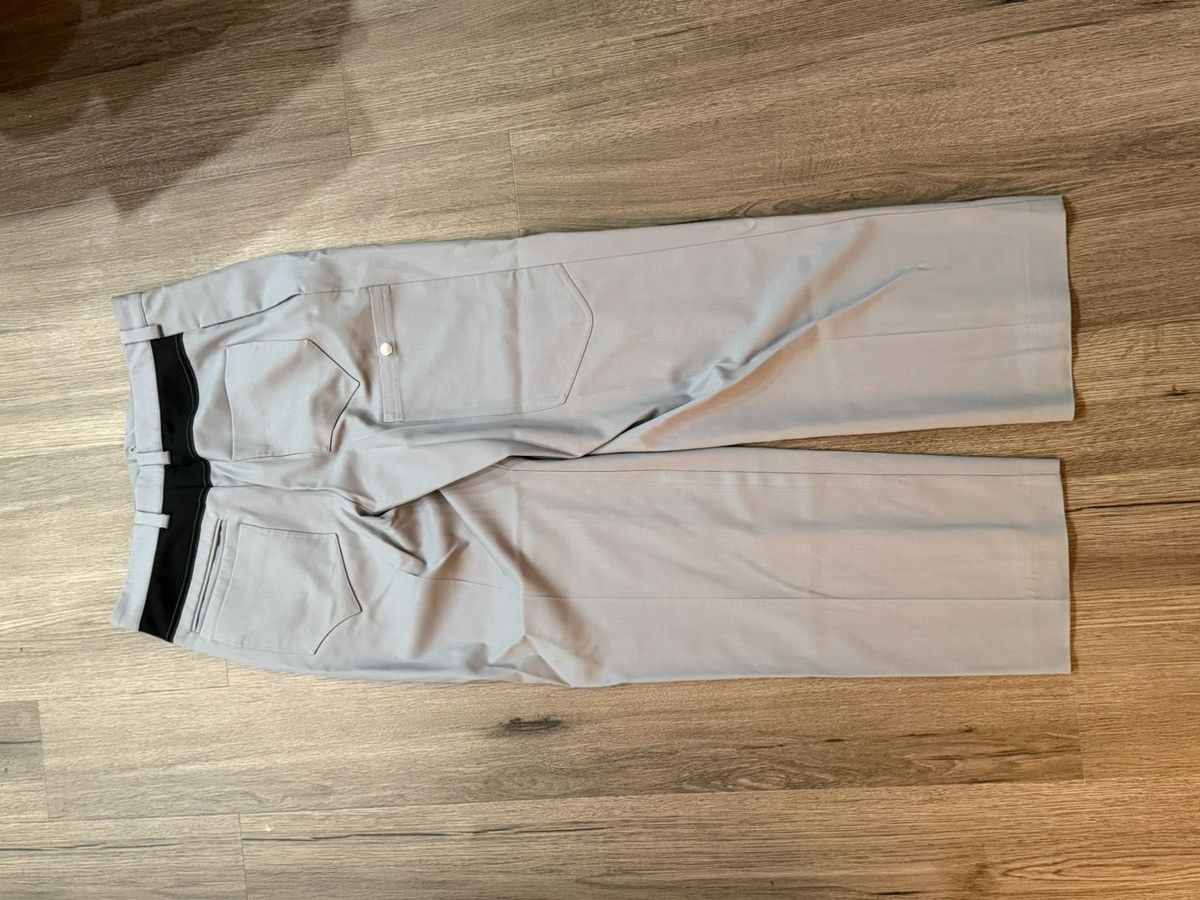 Kiko Kostadinov Kiko Kostadinov Blue Kreuk Trousers Size US 29 - 3 Thumbnail