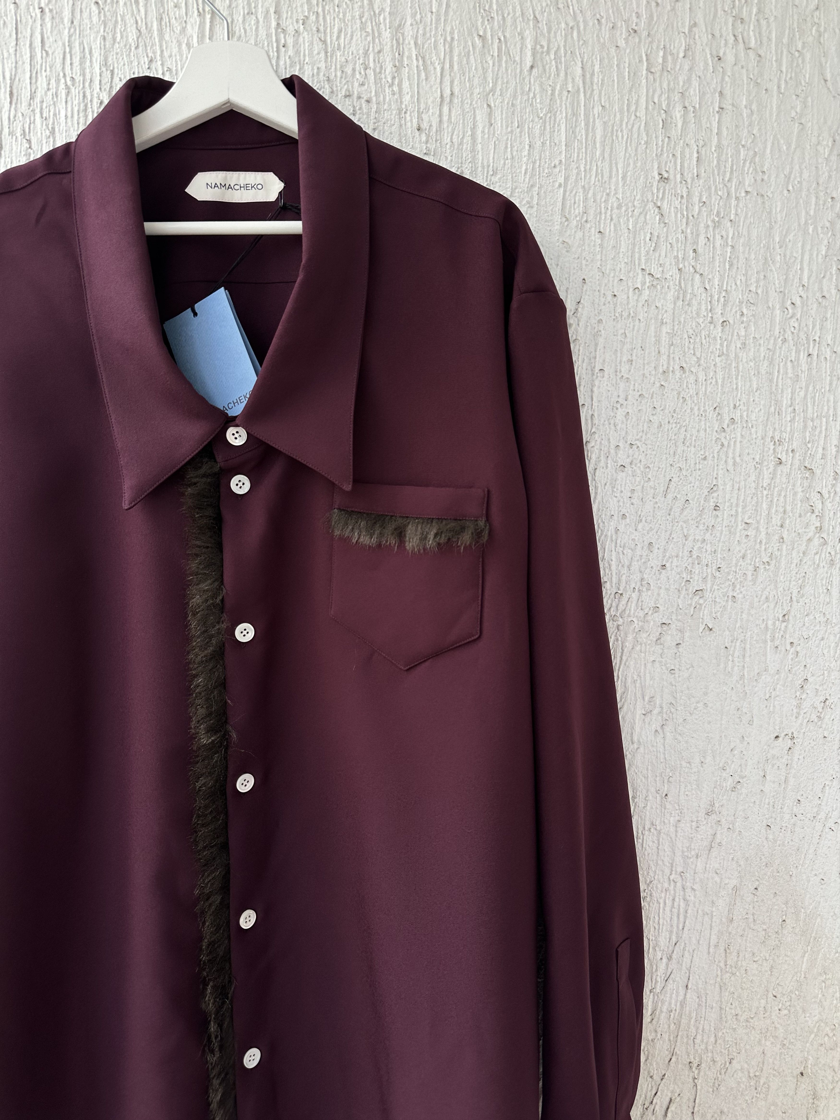 Namacheko BNWT faux fur 'omaro' overshirt Size US L / EU 52-54 / 3 - 2 Thumbnail