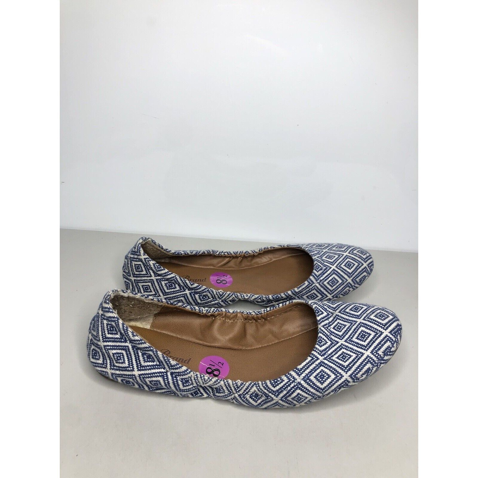 Lucky Brand Lucky Brand Erin Blue Aztec Southwest Print Ballet Flats Sho Size US 8.5 / IT 38.5 - 5 Thumbnail