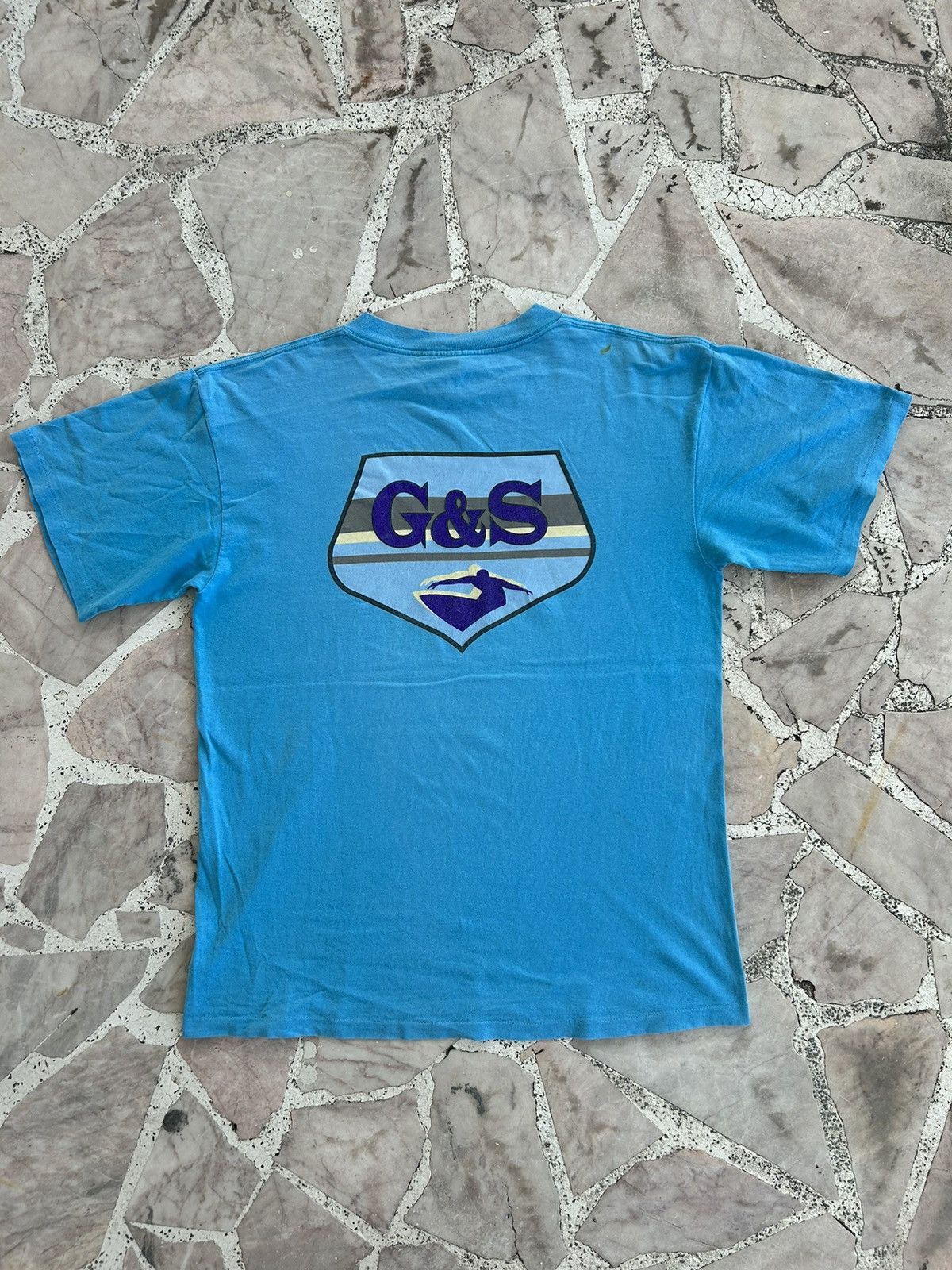 Gordon and smith baby blue vintage backhit