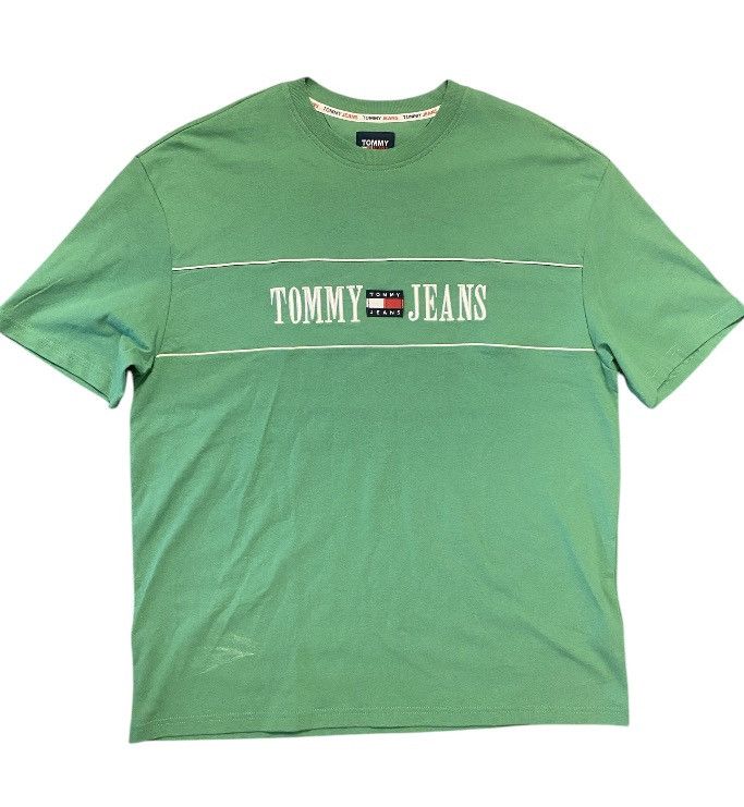 Tommy Hilfiger × Tommy Jeans × Vintage Vintage Tommy Jeans Shirt Size US S / EU 44-46 / 1 - 1 Thumbnail