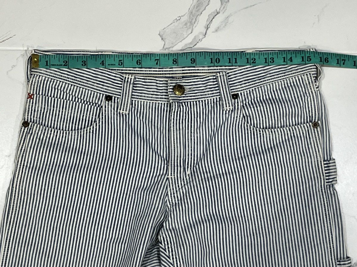 Blue Blue Japan Vintage Blue Blue Japan Hickory Striped Slim Work Pants Size US 31 - 18 Thumbnail