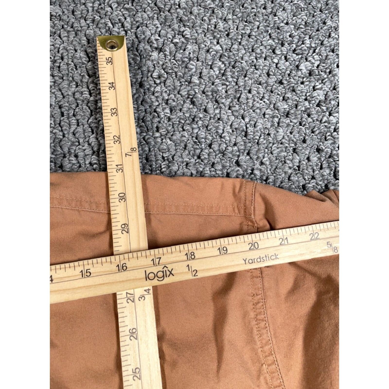 Route 66 Workwear Fleece Lined Shirt Jacket Adult Medium Tan Brown Shacket Plaid Lining Size US M / EU 48-50 / 2 - 6 Thumbnail