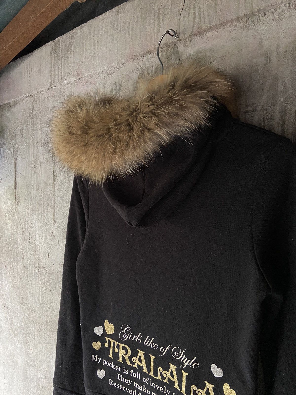 Hysteric Glamour × If Six Was Nine × Japanese Brand TRALALA GIRL LIKE OF STYLE FUR ZIP HOODIE Size US XS / EU 42 / 0 - 12 Thumbnail