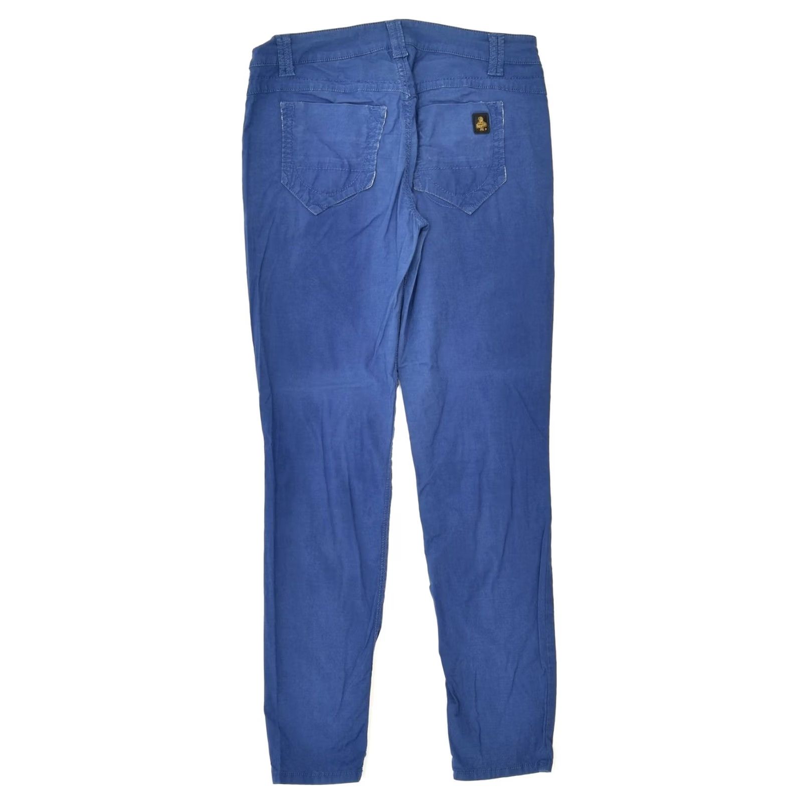 Refrigiwear REFRIGIWEAR Womens Slim Casual Trousers Blue Cotton Classic W27 L28 Size 27" / US 4 / IT 40 - 2 Thumbnail