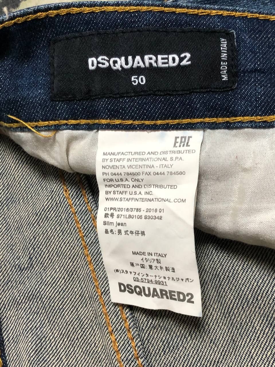 Dsquared2 Dsquared2 jeans vintage pants trousers Size US 34 / EU 50 - 2 Thumbnail