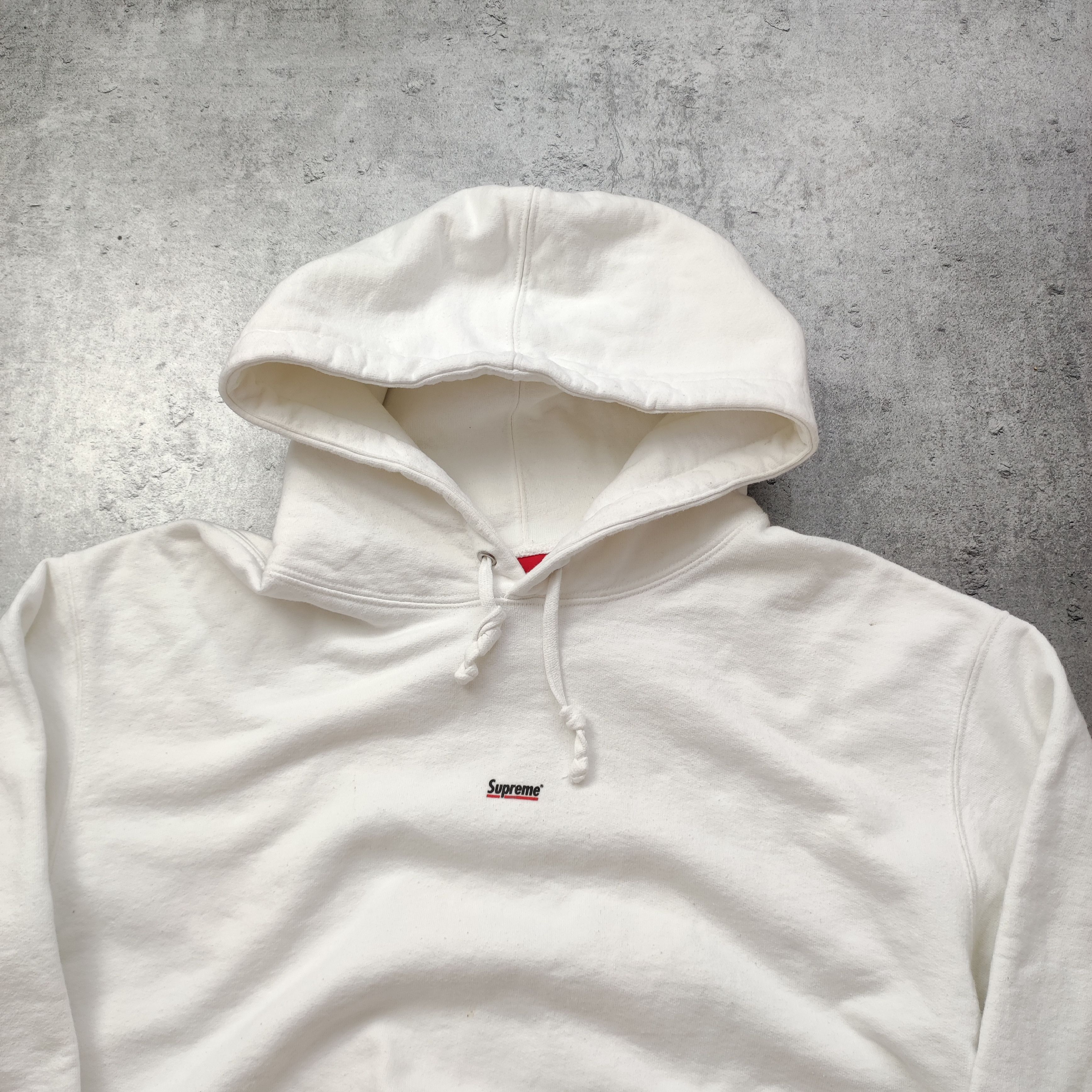 Supreme RARE Supreme White Underline Hooded Sweatshirt FW22 Hoodie Size US M / EU 48-50 / 2 - 3 Thumbnail