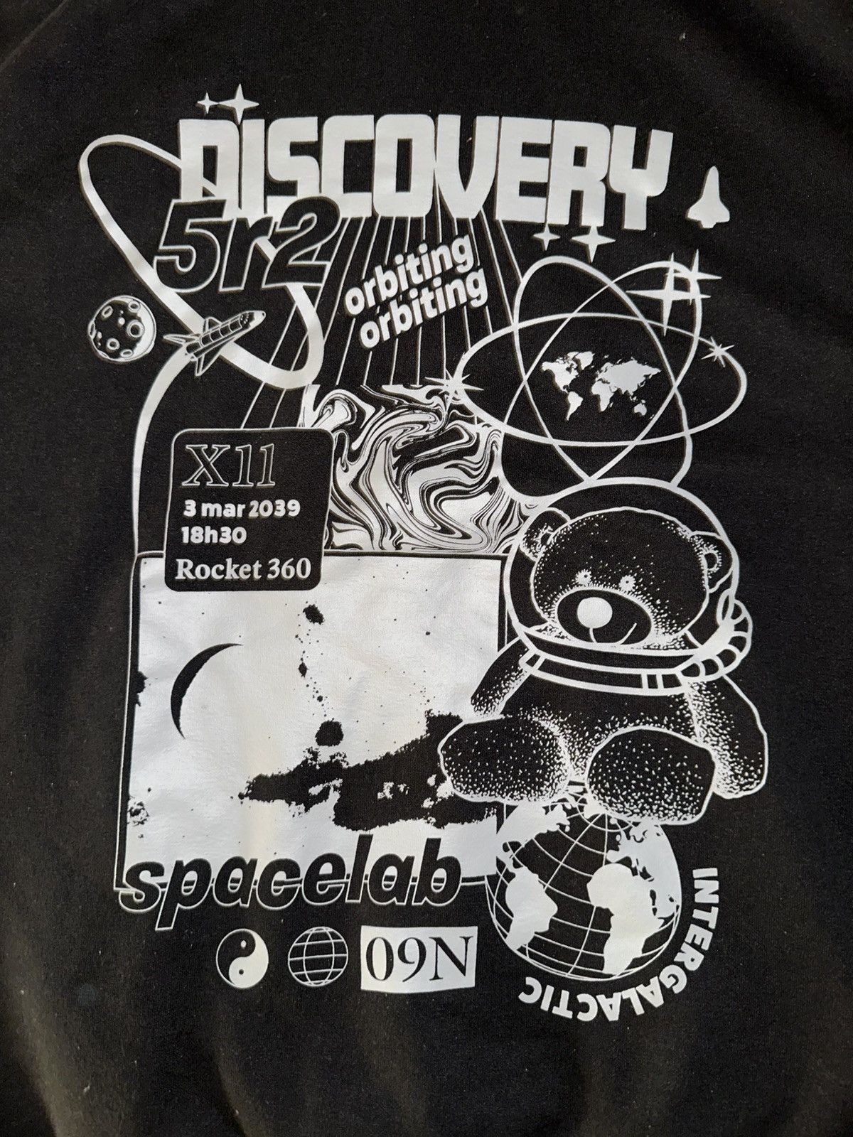 Divided NASA Graphic Hoodie Size L / US 10 / IT 46 - 4 Thumbnail