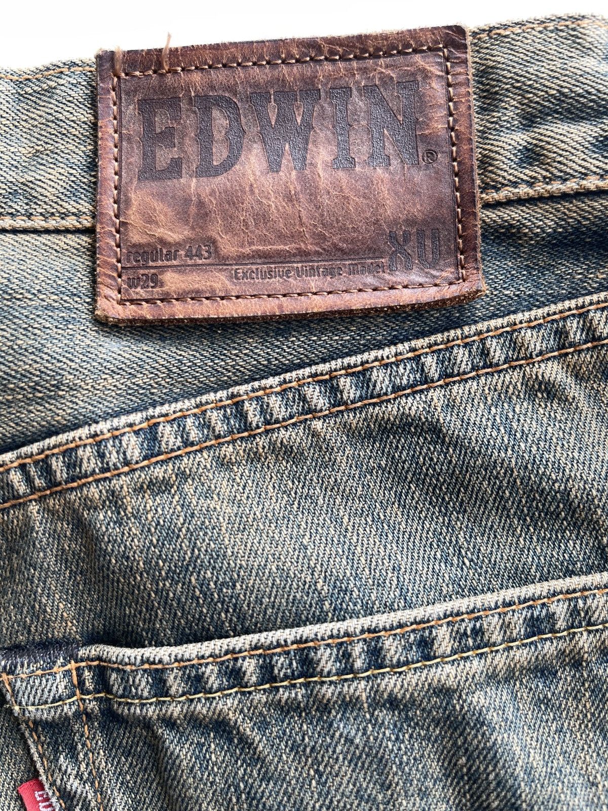 Vintage Vintage Edwin XV Ripped Distressed Denim Size US 27 - 10 Thumbnail