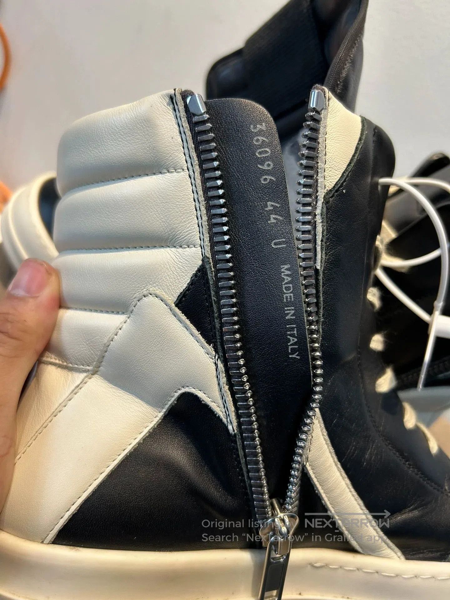 Rick Owens rick owens black high-top sneakers size 44. Size US 11 / EU 44 - 6 Thumbnail
